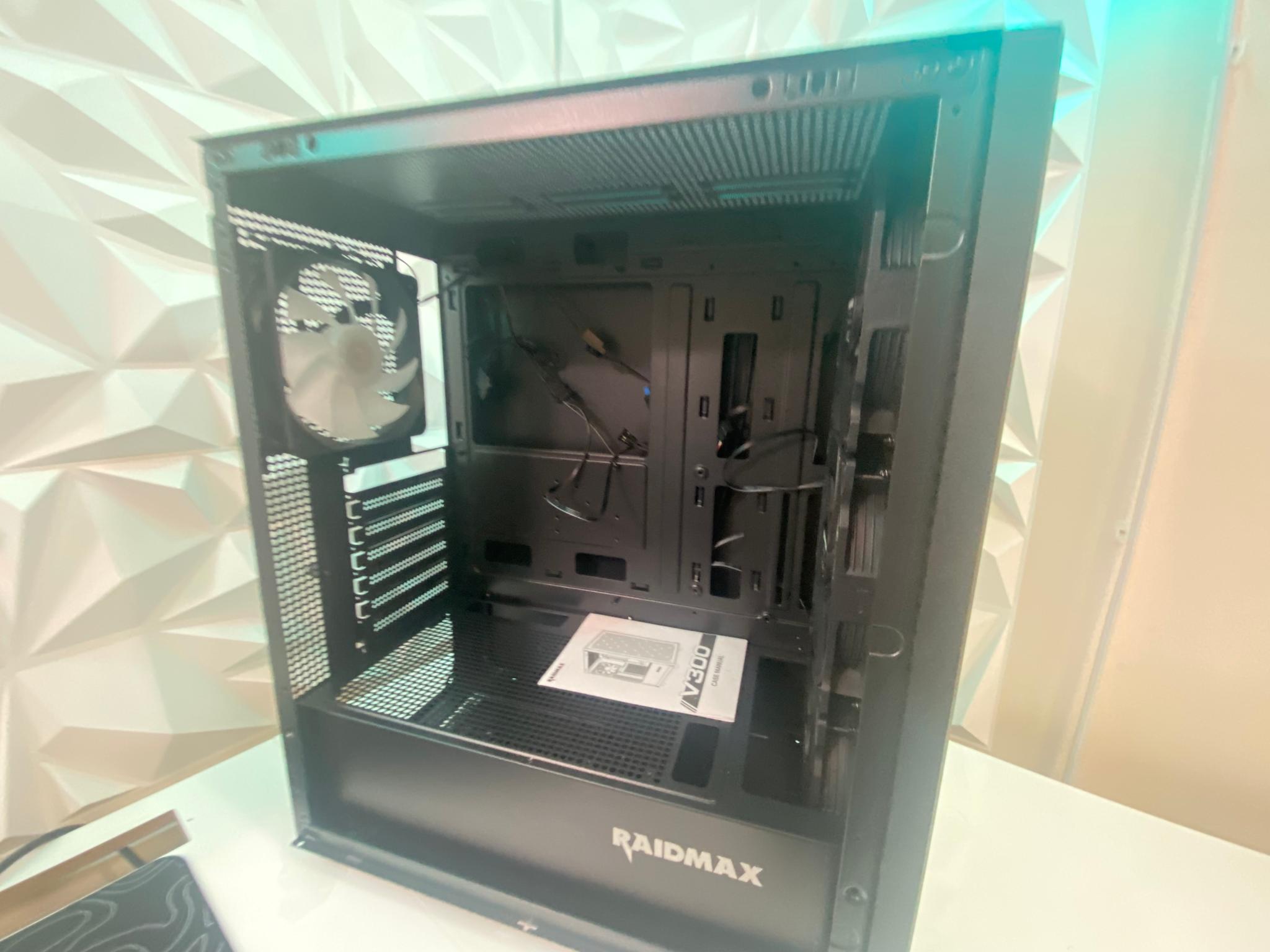 RaidMax ATX Black PC Case – Open Box