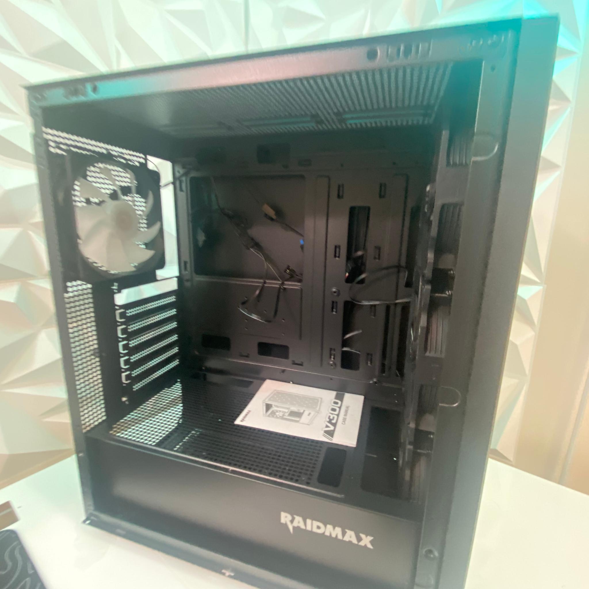 RaidMax ATX Black PC Case – Open Box