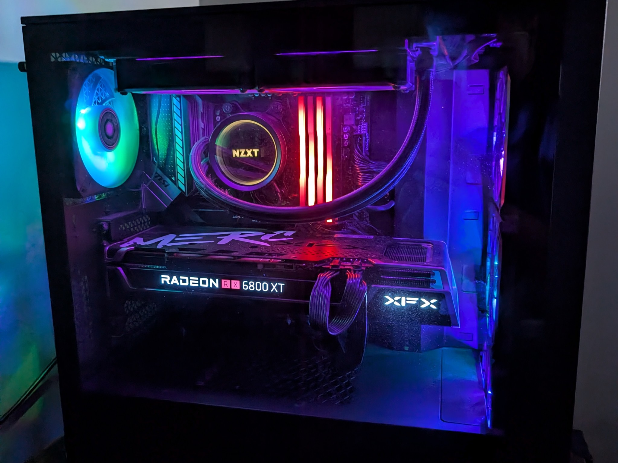 CPU | Ryzen 5800X3D ~ GPU | RX 6800XT w/ 1TB 990 Pro Custom Build