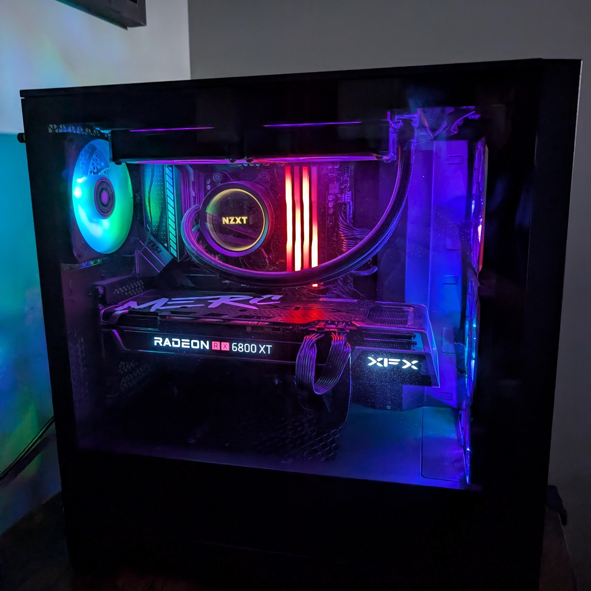 CPU | Ryzen 5800X3D ~ GPU | RX 6800XT w/ 1TB 990 Pro Custom Build