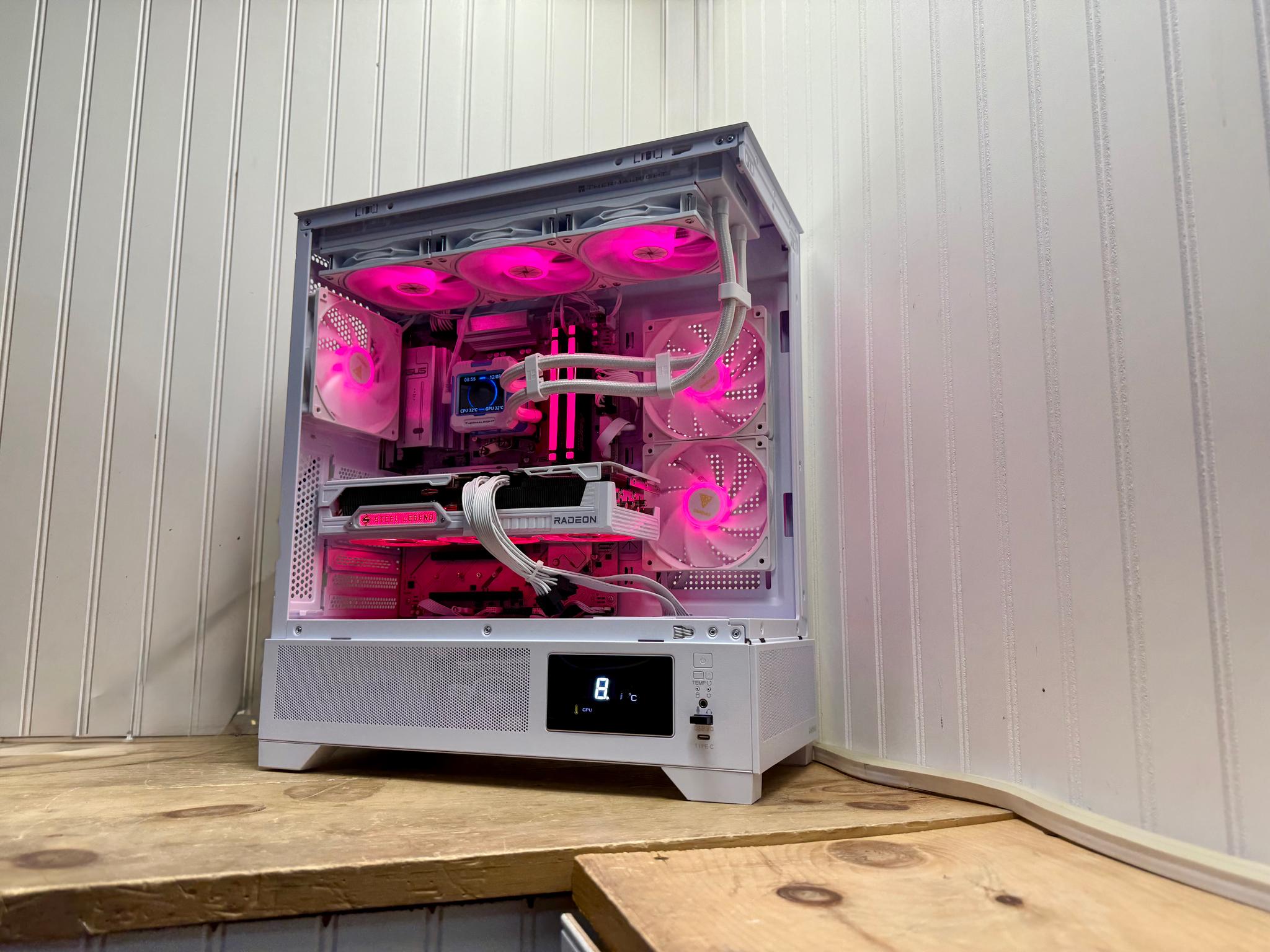 ⚡FROST TITAN V2 – RX 9070 XT + Ryzen 7 9800X3D | 360mm AIO | 32GDD5 FLAGSHIP 4K GAMING BEAST ⚡