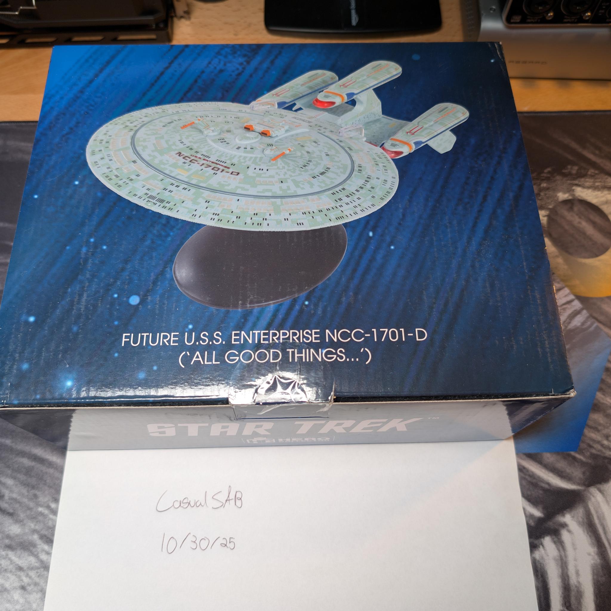 Eaglemoss Star Trek XL USS Enterprise NCC-1701-D "All Good Things" Dreadnought