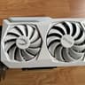 ZOTAC GAMING GeForce RTX 3060Ti AMP White Edition LHR 8GB GDDR6 Graphics Card (USED/GREAT/GPU ONLY)