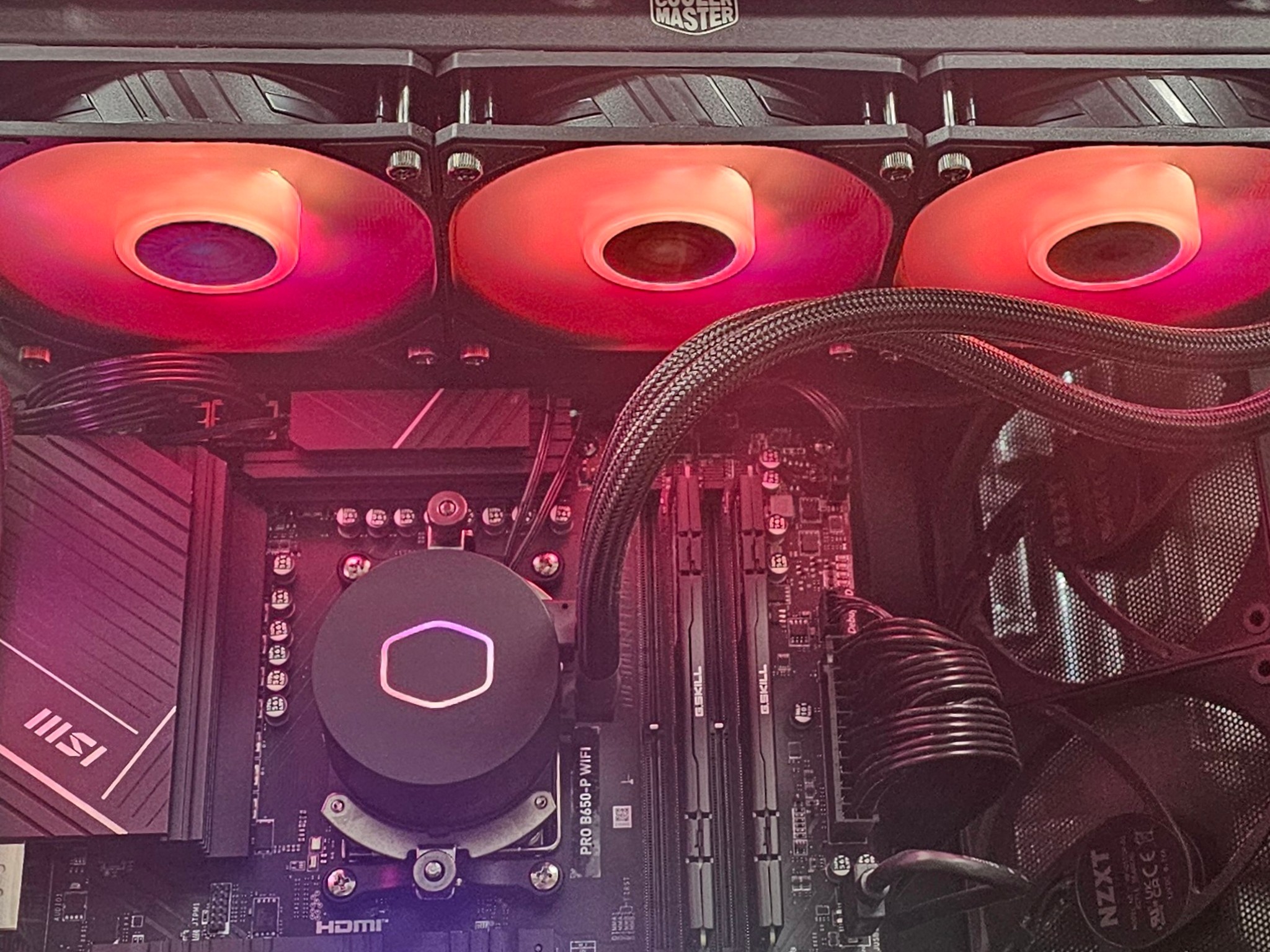 360mm AIO Cooler Master RGB CPU Liquid Cooler for AMD AM5
