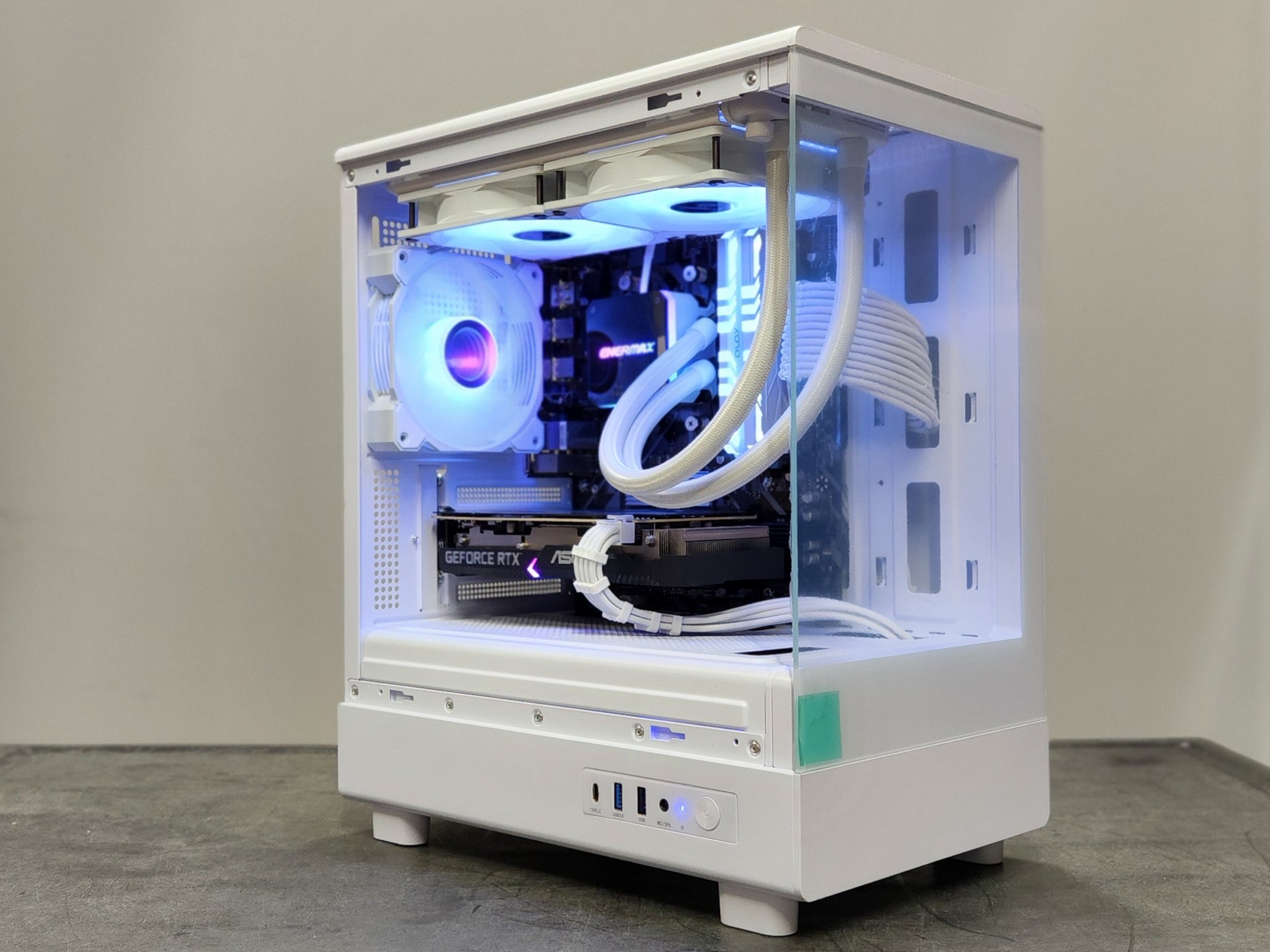 Liquid Cooled Gaming PC | Ryzen 5 5600G | RTX 3060 12GB | 1 TB SSD | 16GB RAM | Windows 11 Pro