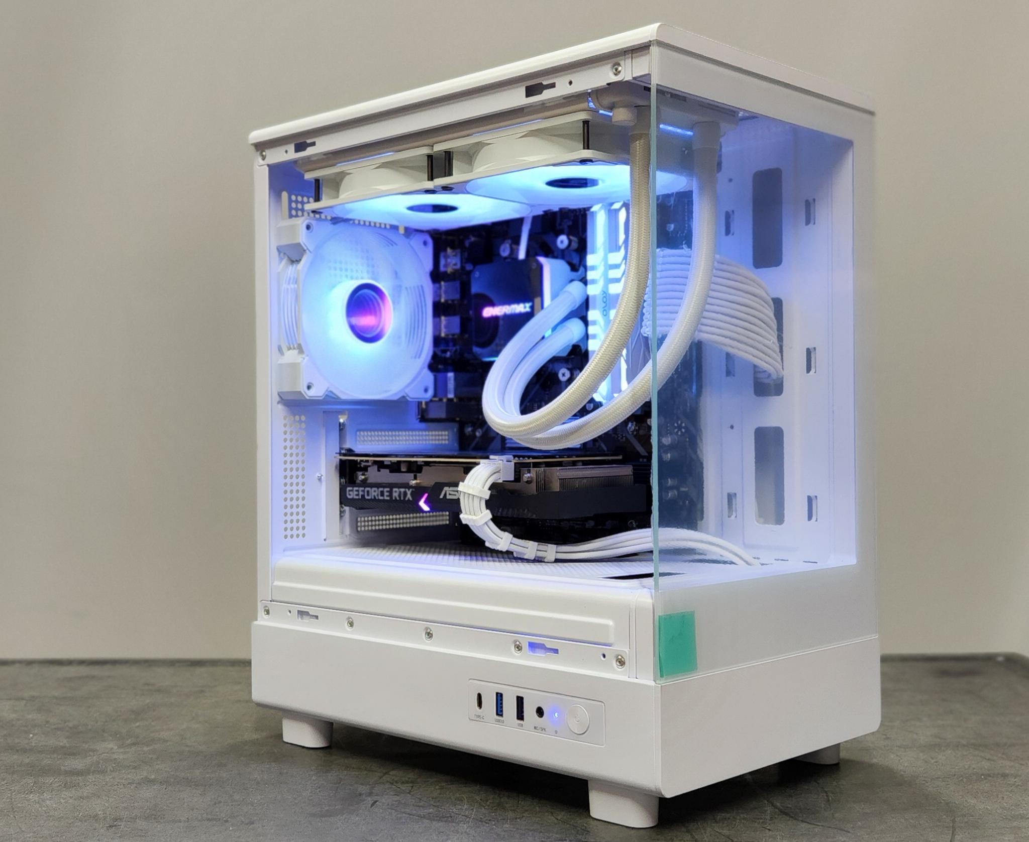 Liquid Cooled Gaming PC | Ryzen 5 5600X | RTX 3060 12GB | 1 TB SSD | 16GB RAM | Windows 11 Pro