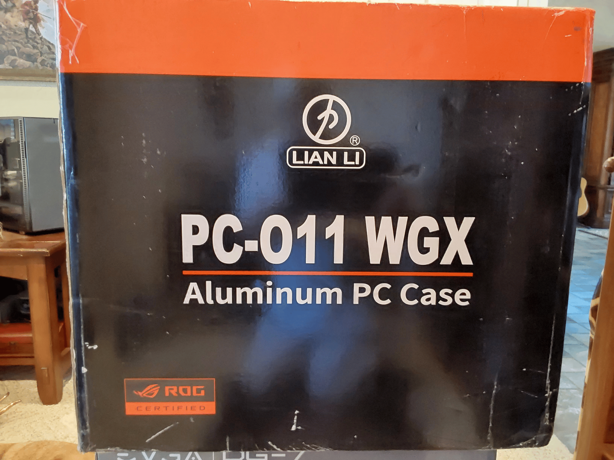 NEW LIAN LI PC-O11 WGX ROG Certified Edition Computer Case (Black Aluminum, Steel & Tempered Glass)