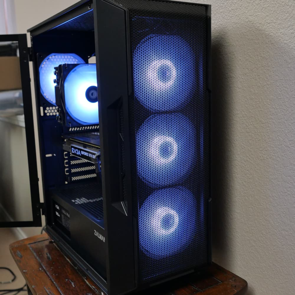 Ryzen 5 5500 - EVGA GeForce GTX 1080 - T-Force 16gb DDR4 3600MHz - 1TB NVMe SSD