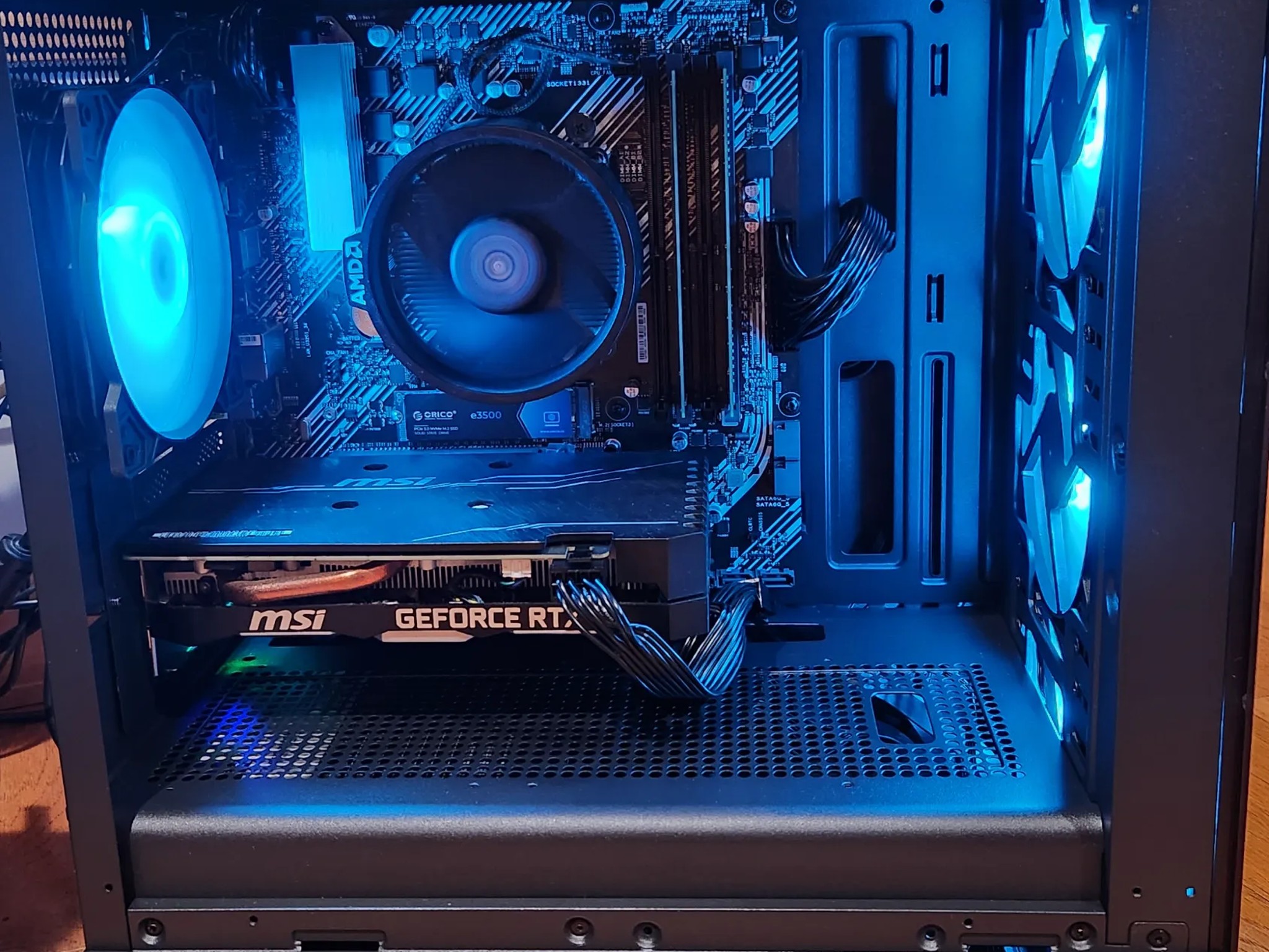 BUDGET GAMING PC Ryzen 5 3600, RTX 2060, 16GB DDR4, 512GB M.2 SSD