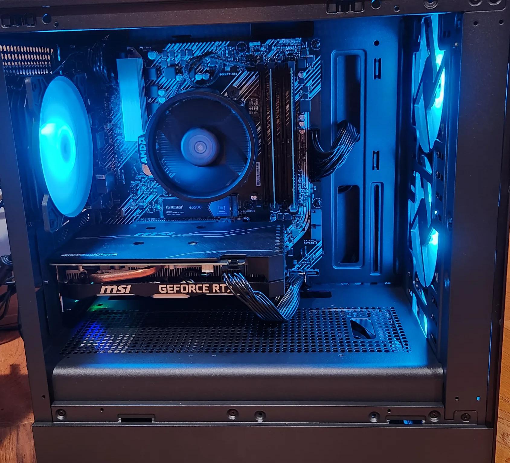 BUDGET GAMING PC Ryzen 5 3600, RTX 2060, 16GB DDR4, 512GB M.2 SSD