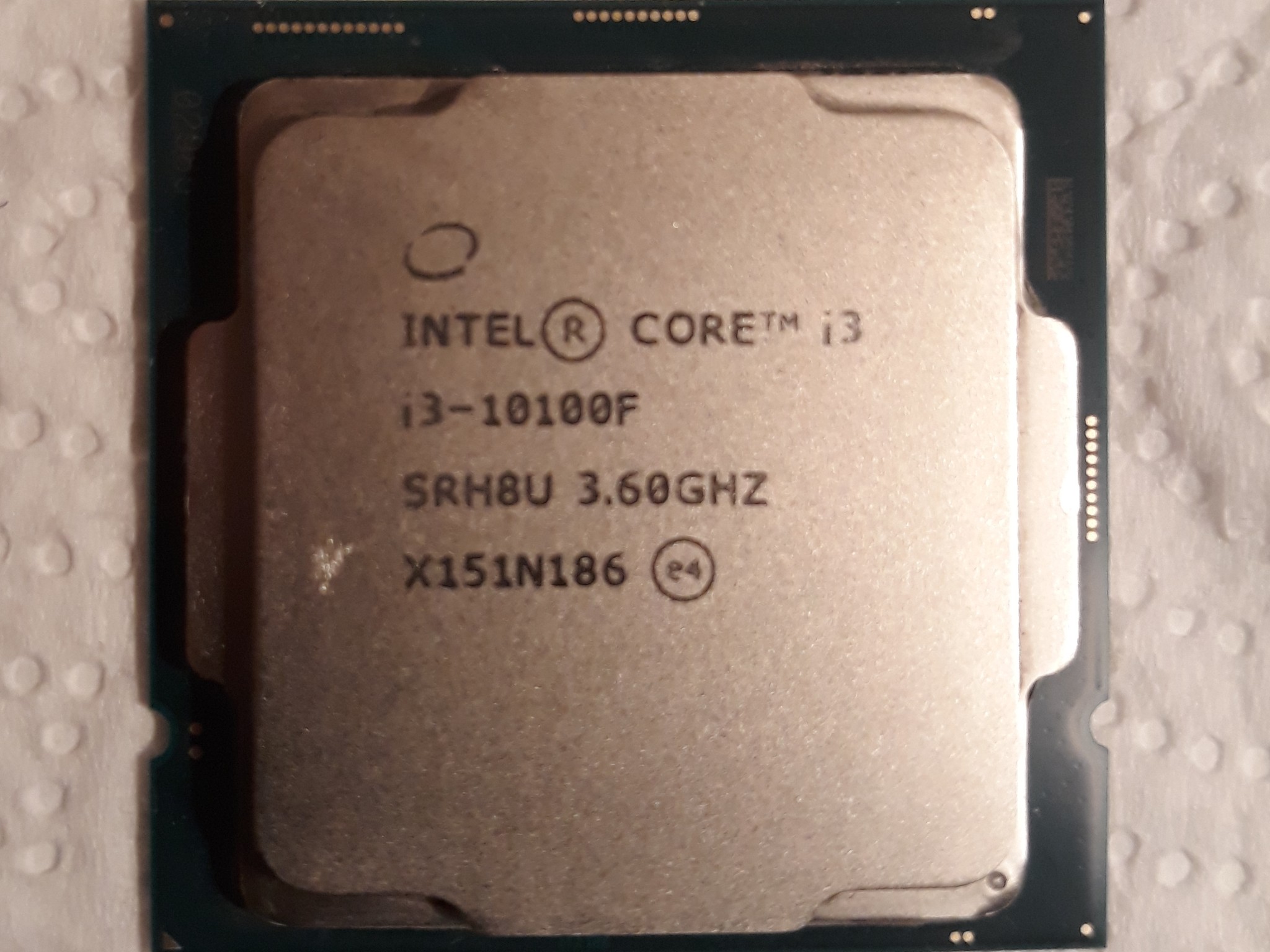 Used Intel Core i3-10100F 3.6 GHz Quad-Core Processor LGA 1200