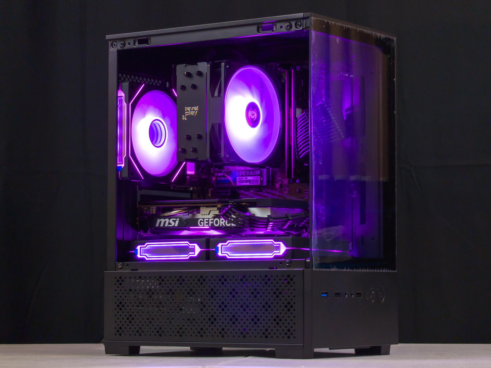 💜🖤 RTX 4060 / Ryzen 7 3700X / 32GB Gaming PC 🖤💜