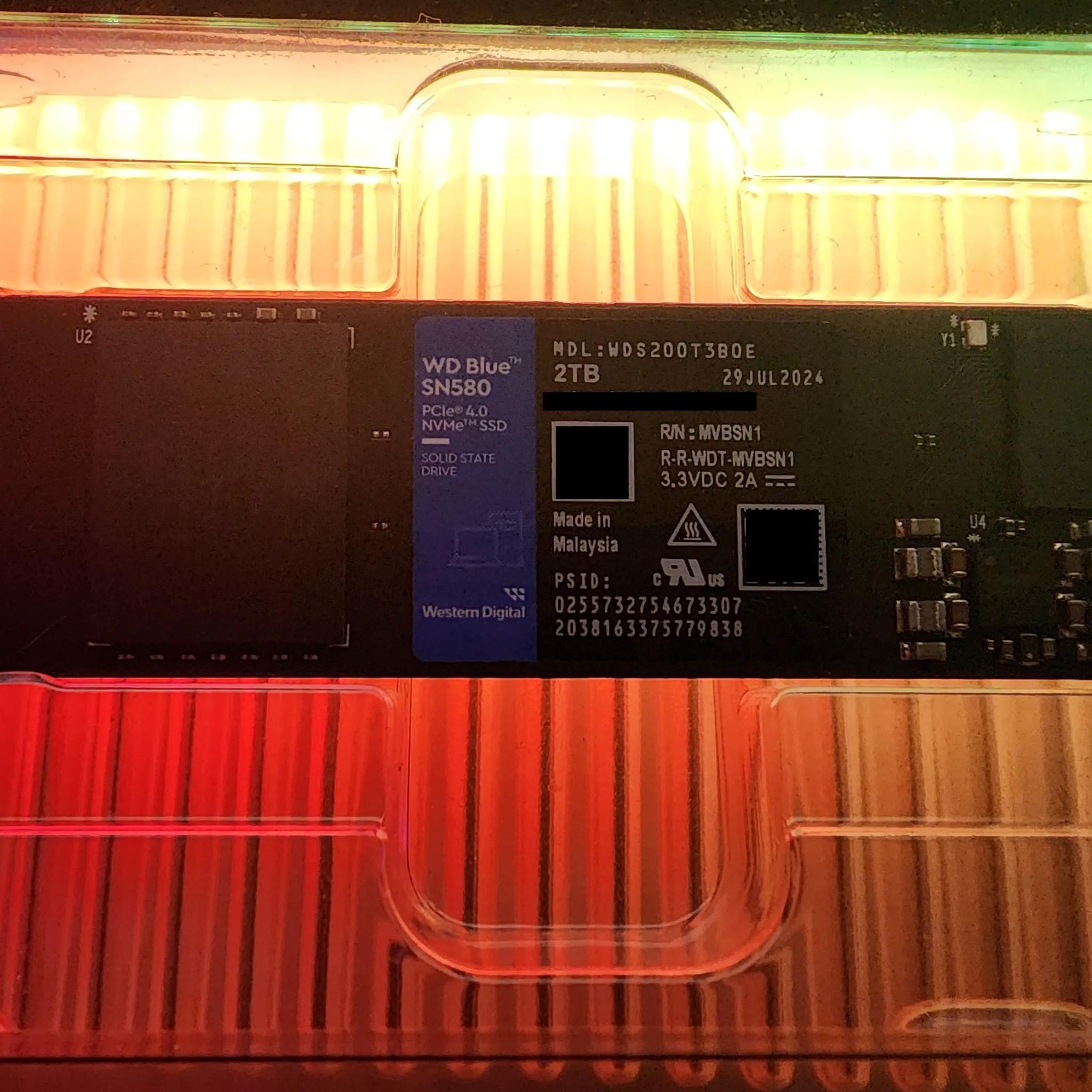 WD SN580 NVMe™ SSD 2TB