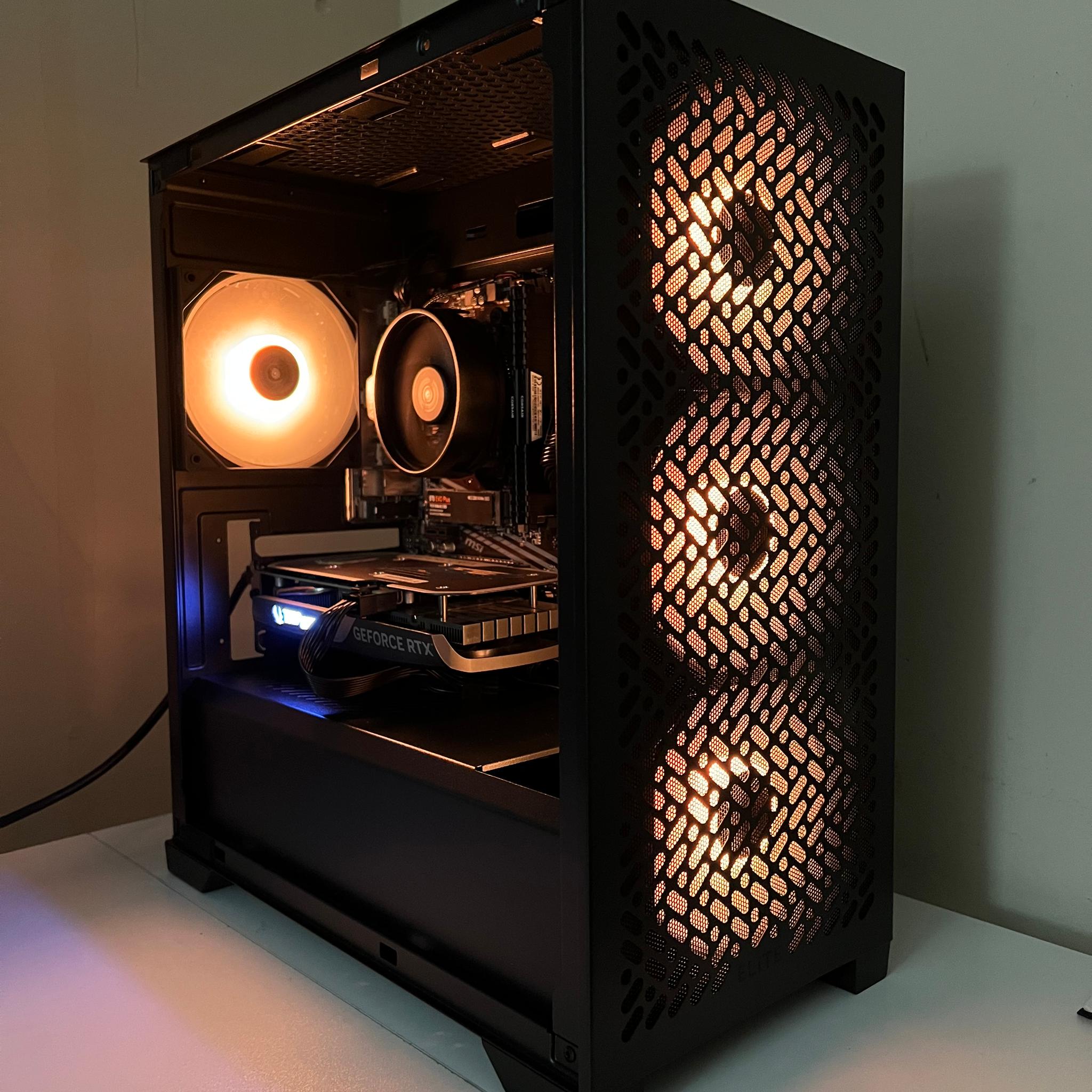 Gaming pc with RTX 4060 | ryzen 5 5500 | 16gb ddr4 | 1tb nvme storage | mid-ranged