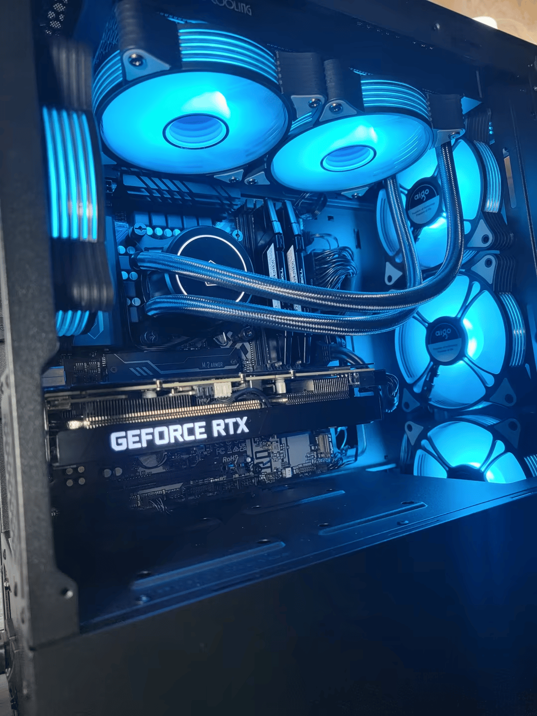 "MeisterBox" Watercooled Intel I5 12400 + RTX 3060ti Gaming PC
