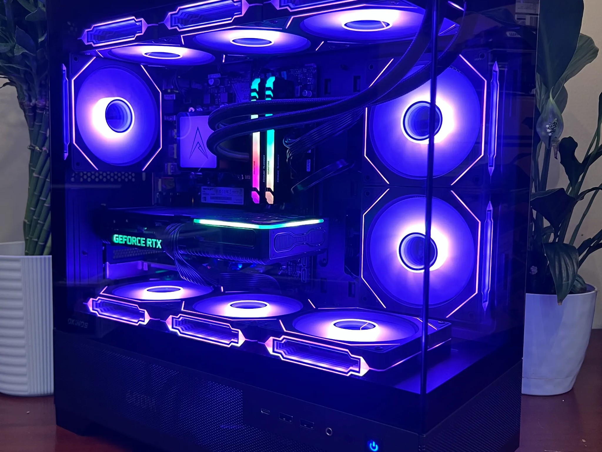 Water Cooled Gaming PC Intel I7, Nvidia RTX 3060 ti 8gb, 2TB Storage, 32GB RAM, WINDOWS 10