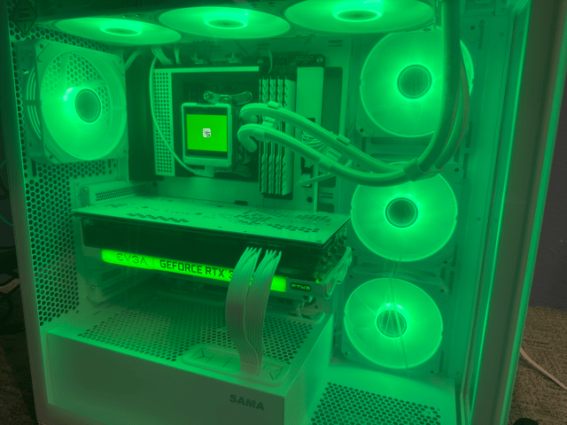 ⚪️All White⚪️ 1440p Mid-Ranged Gaming PC (3070 ti with ryzen 5 5600X3D)
