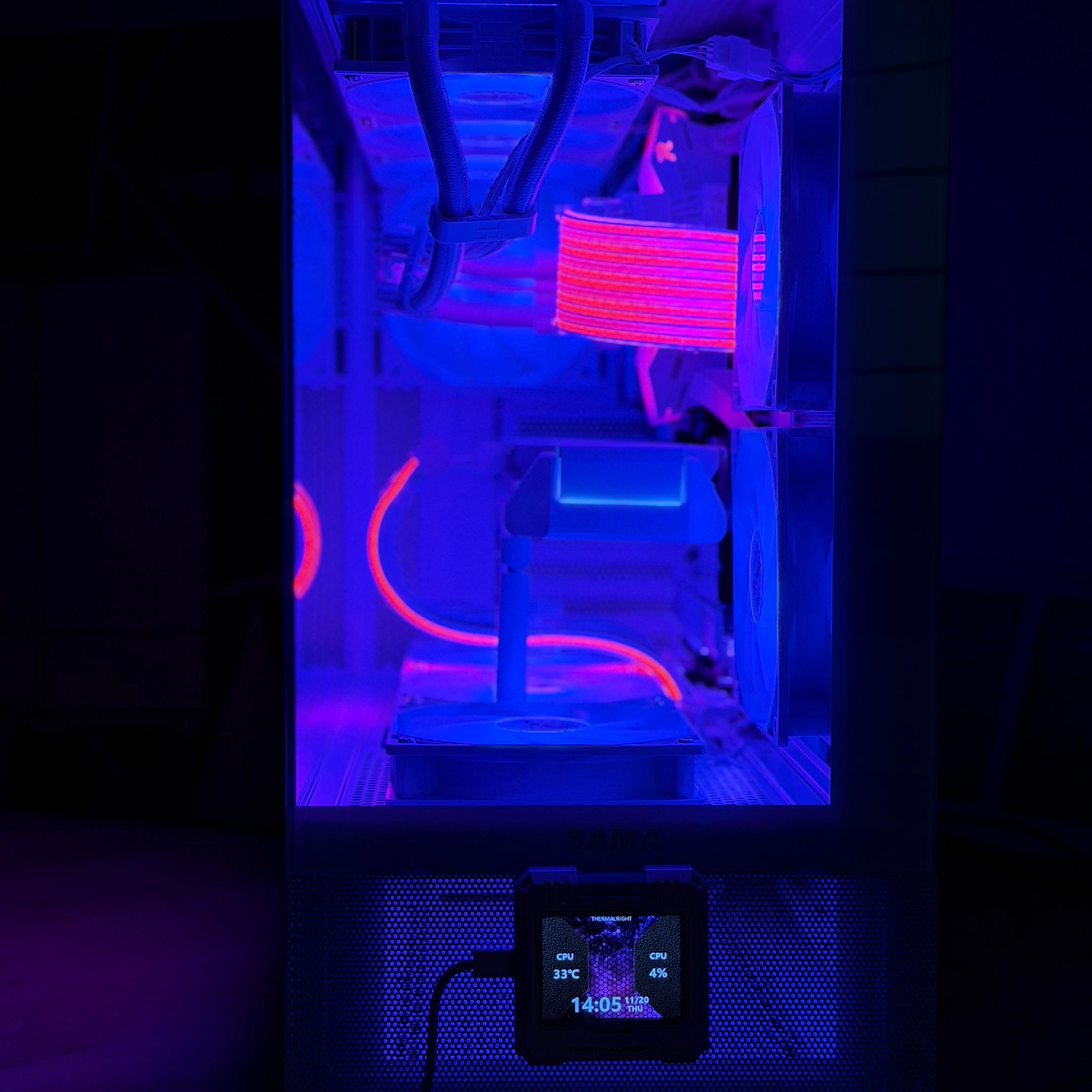 ✨NEW Custom All-White Gaming PC | Ryzen 7 7700 / RX 9060 XT 16 GB / 1 TB NVMe / DDR5 RGB