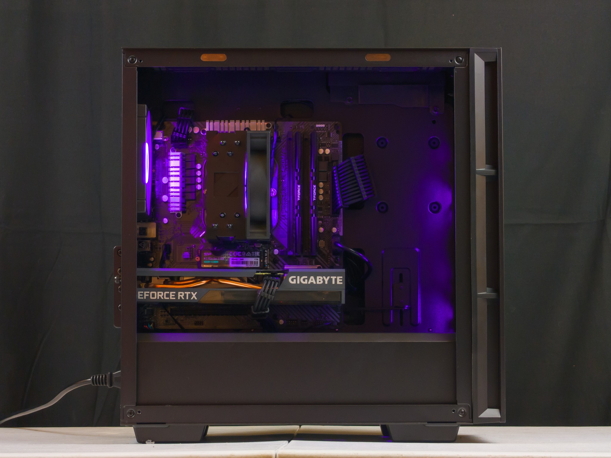 💜🖤 RTX 3060Ti / Ryzen 5 5500 / 16GB Gaming PC 🖤💜