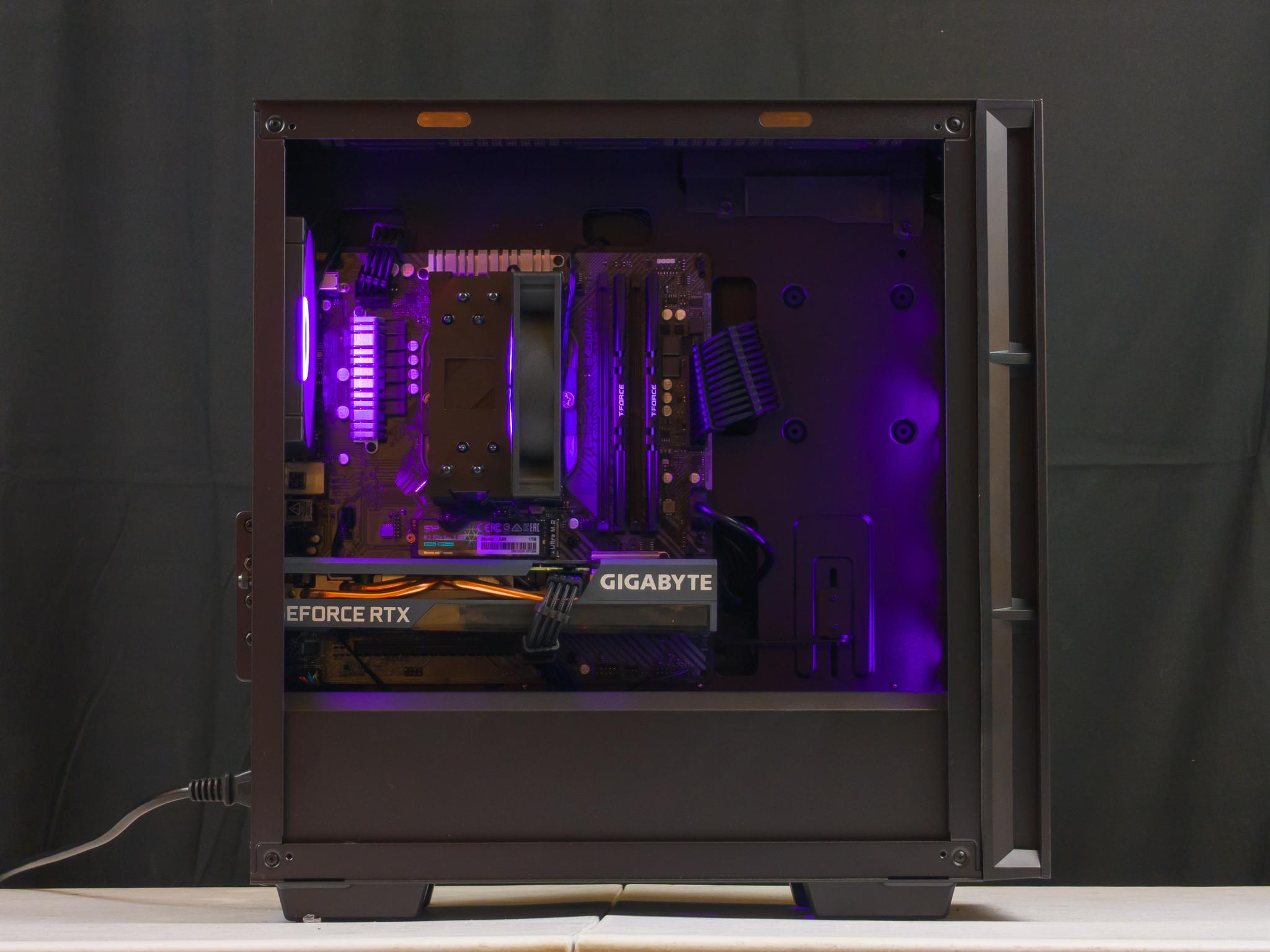 💜🖤 RTX 3060Ti / Ryzen 5 5500 / 16GB Gaming PC 🖤💜
