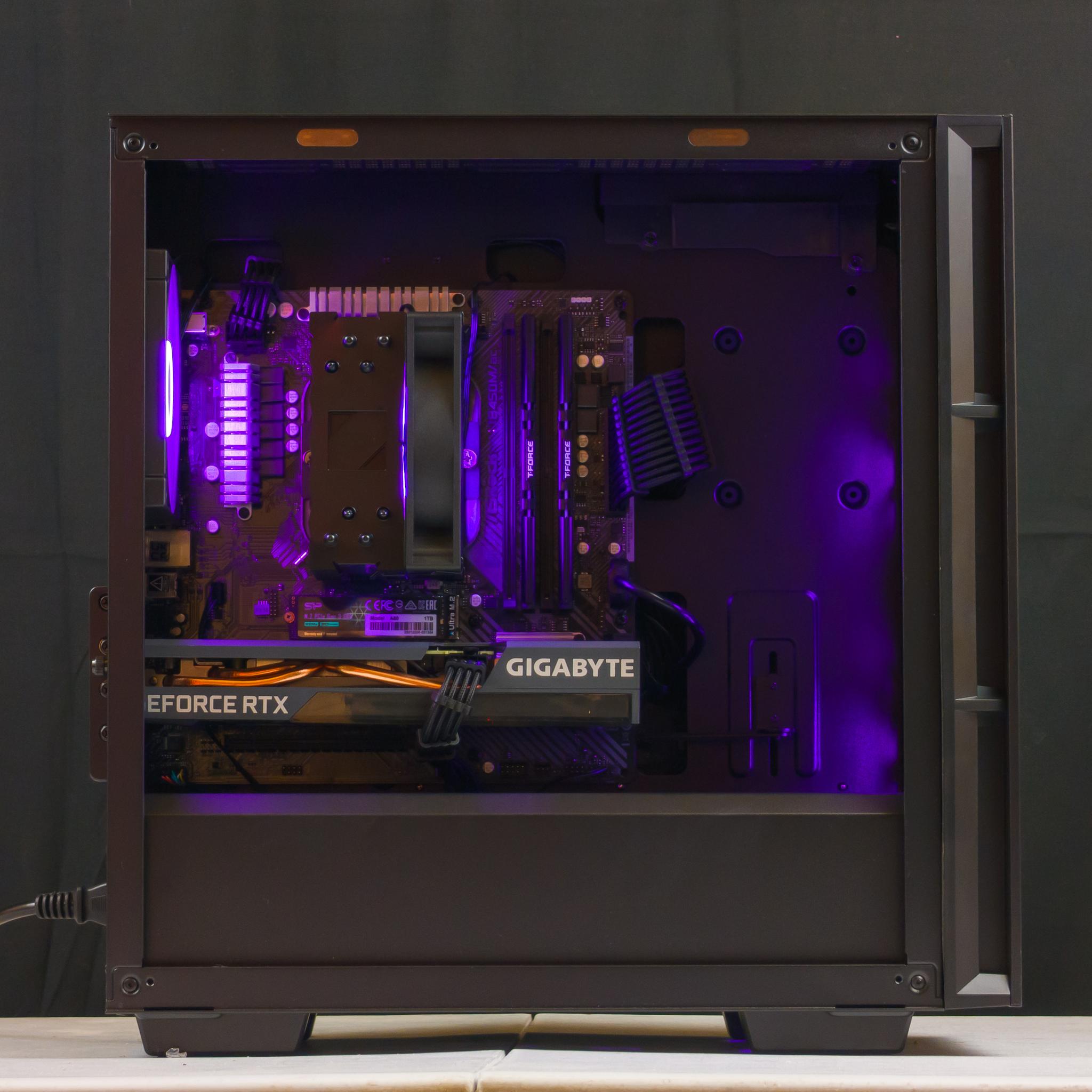 💜🖤 RTX 3060Ti / Ryzen 5 5500 / 16GB Gaming PC 🖤💜