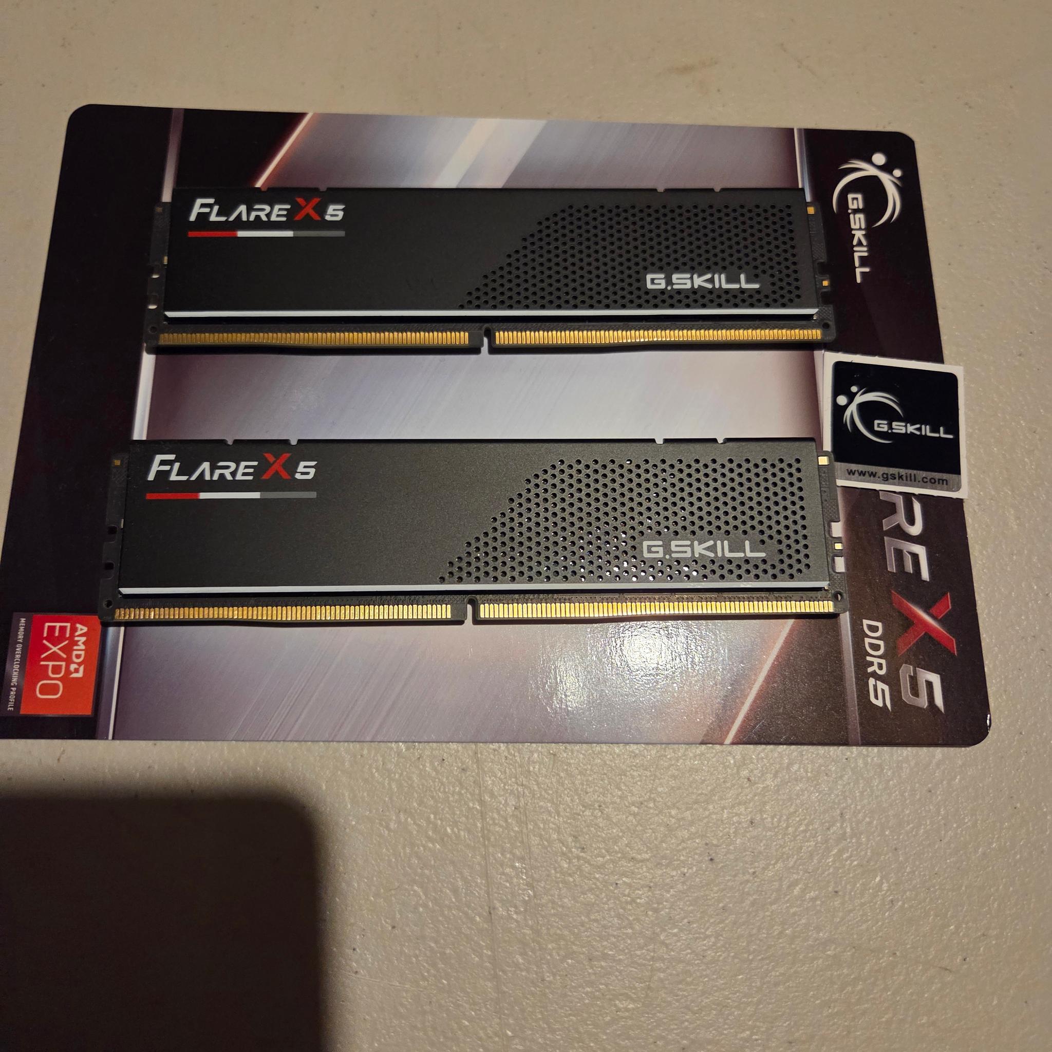 G.SKILL Flare X Series 64GB (2 x 32GB) 288-Pin PC RAM DDR5 6000 (PC5 48000)
