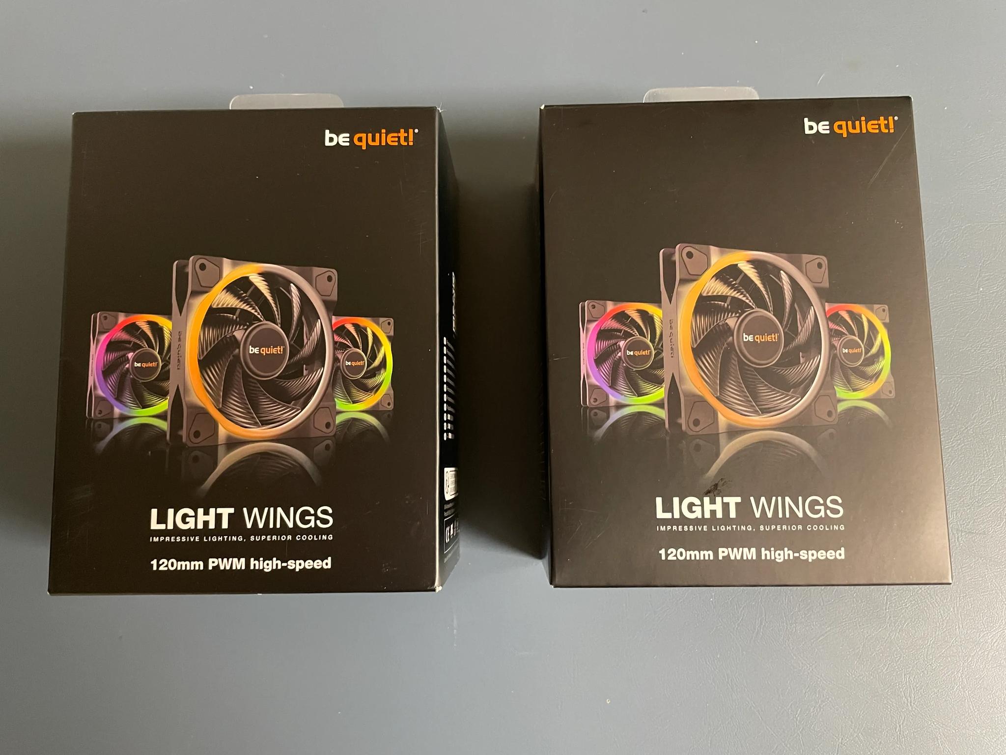 BE QUIET! Light Wings PWM High Speed 120mm ARGB Fans (set of 6)