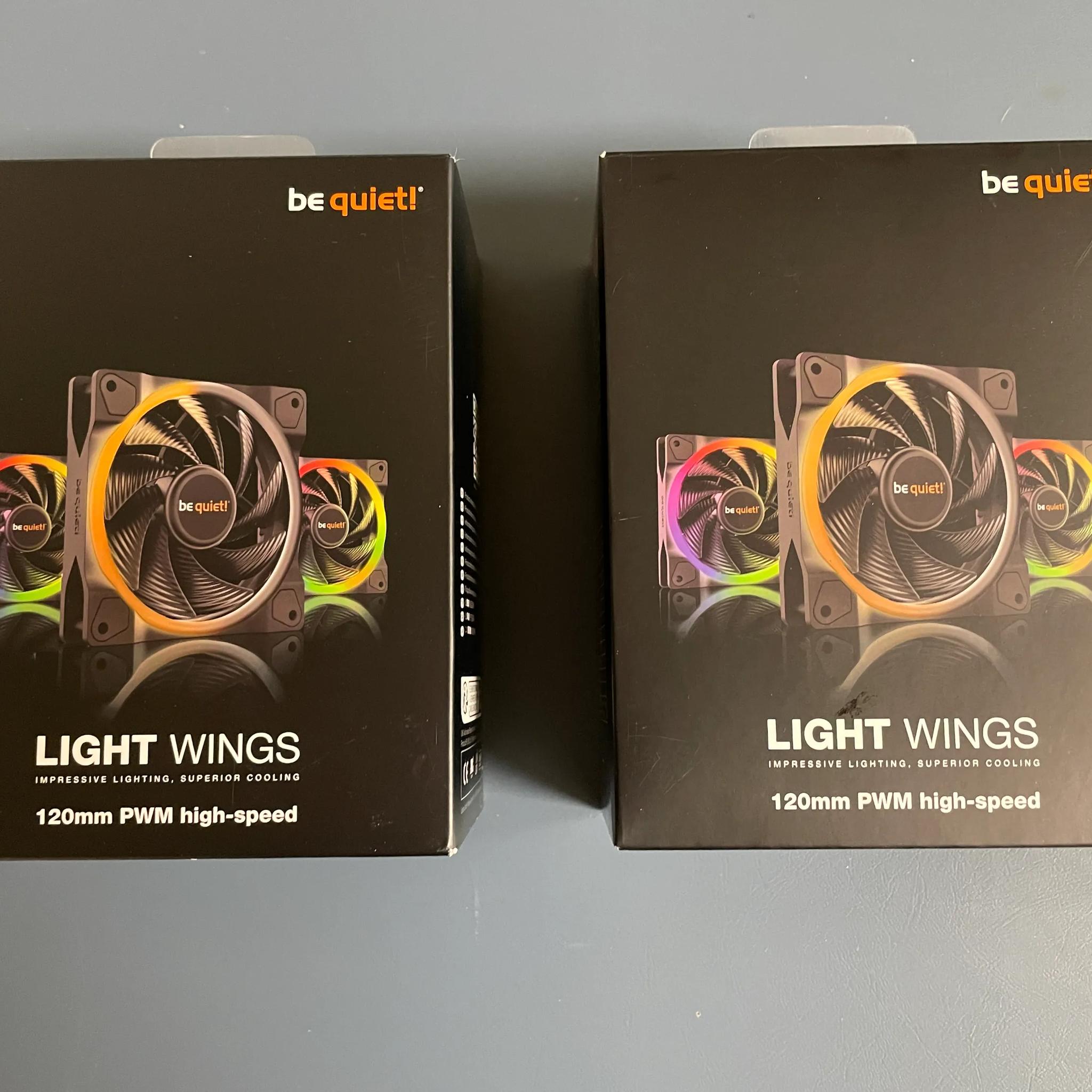 BE QUIET! Light Wings PWM High Speed 120mm ARGB Fans (set of 6)