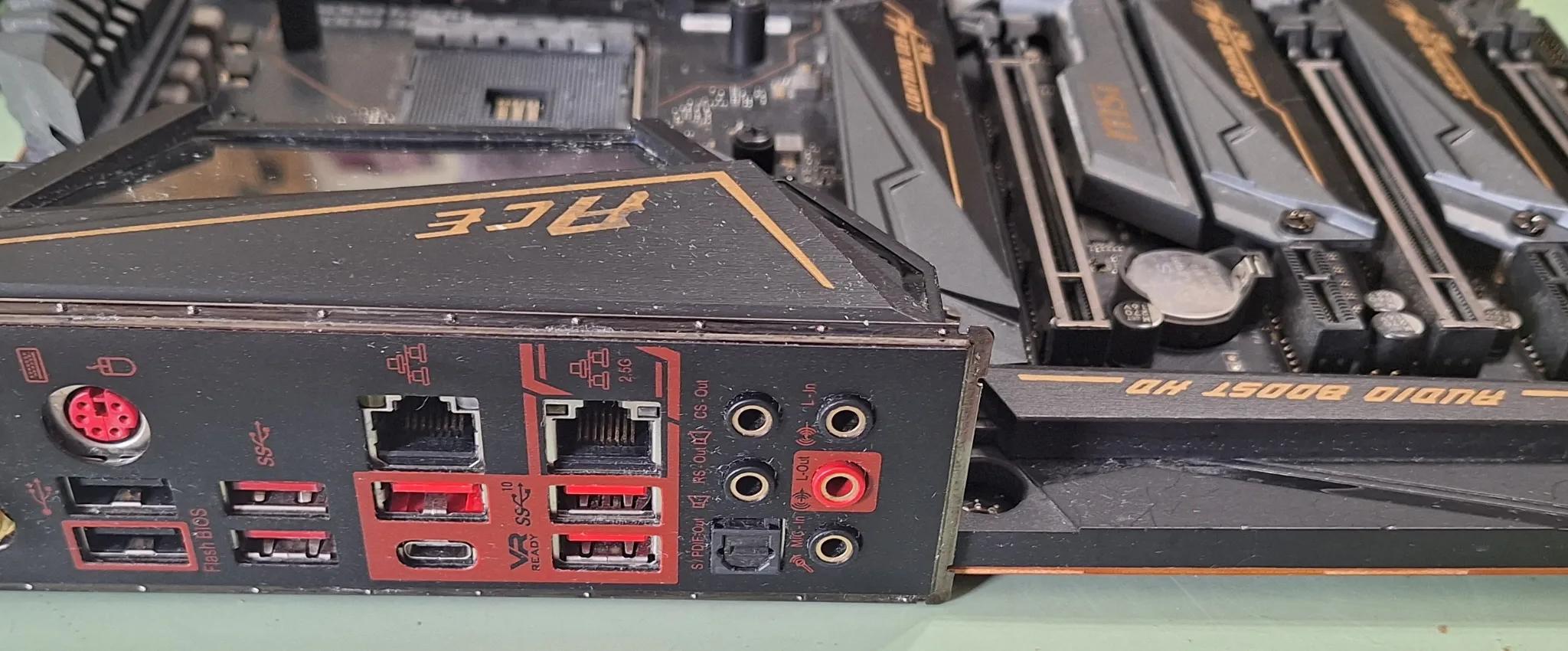 MSI MEG X570 ACE Motherboard with 16 gigs of DDR4 Ram