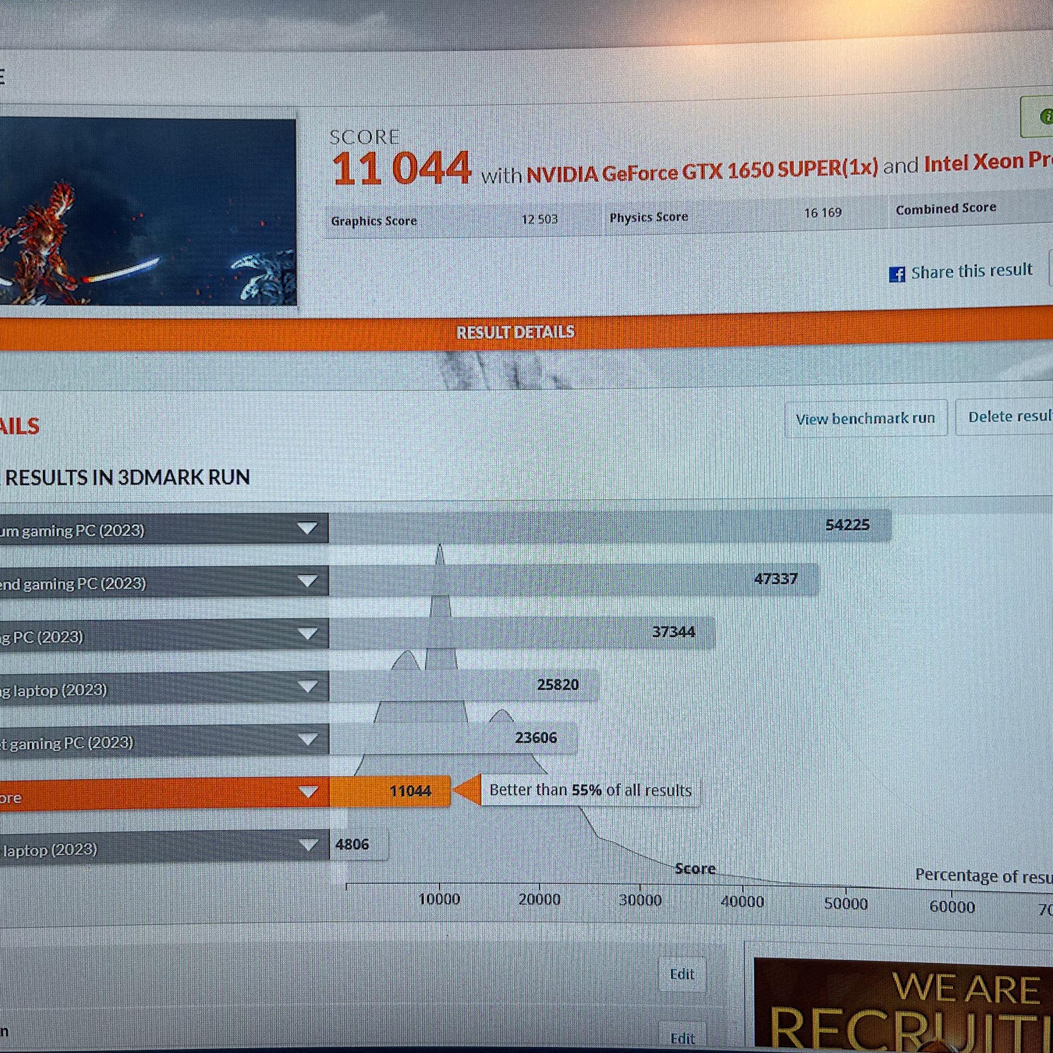 GTX 1650 + Intel E5 1650 V4 6 Core 12 Thread