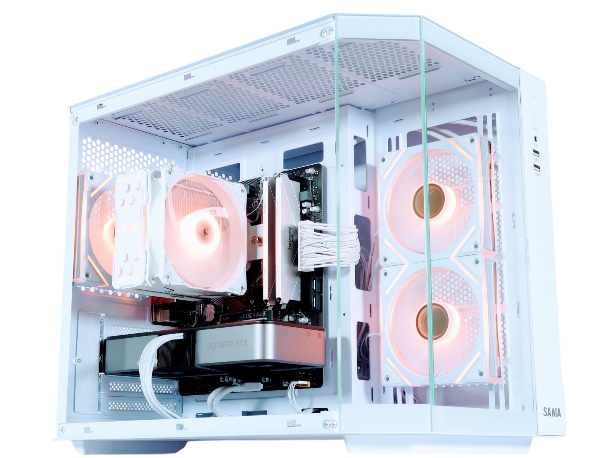💚🤍Founders Gaming PC❇️Geforce RTX 3070 8GB❇️AMD Ryzen 5 5600 6-Core❇️32GB DDR4❇️1TB SSD