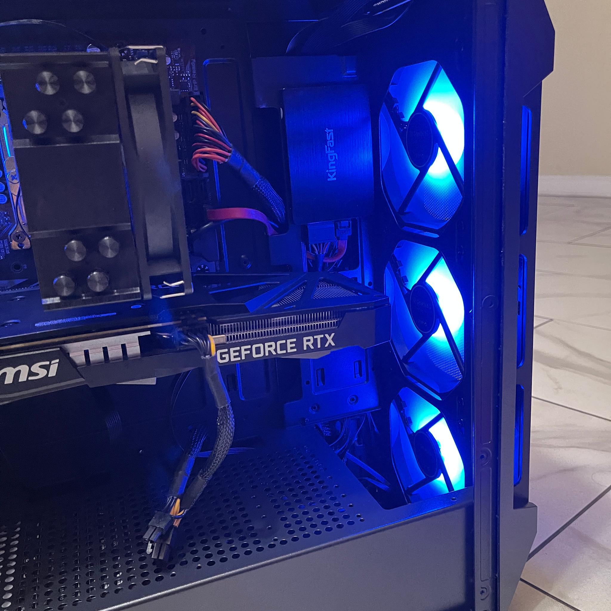 🔵🔥NVIDIA RTX 3060 Ti, Intel i5-12500t, 16GB RAM, 1TB SSD, High Performance RGB Gaming PC 🟢🖥️