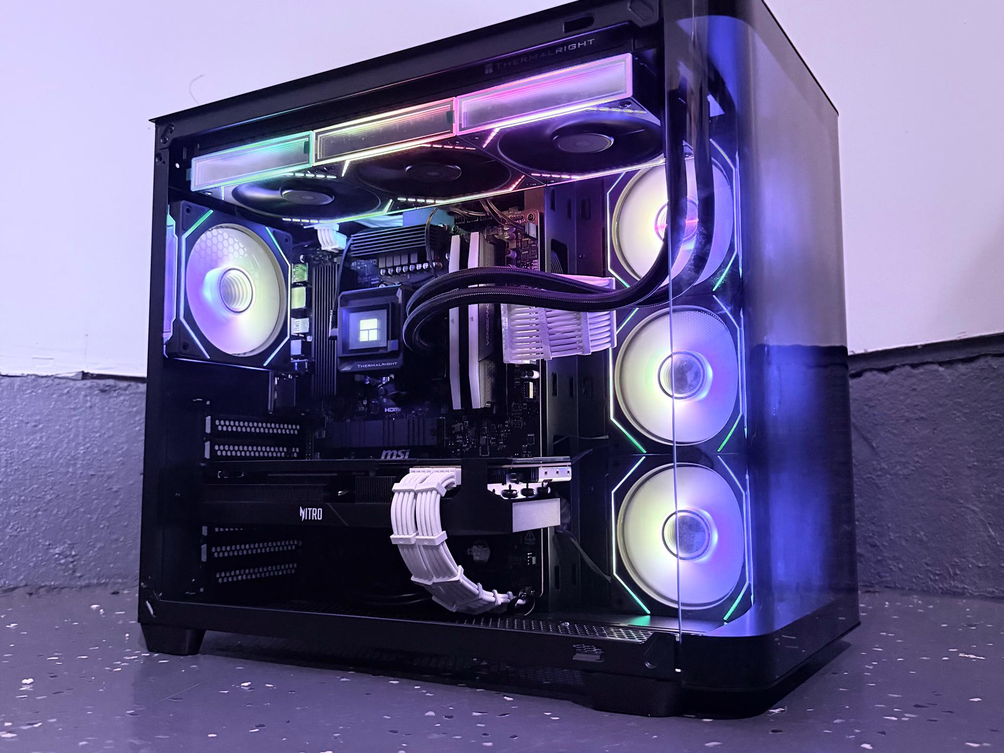 ⚫️"Midnight Halo"🌈| 4k Gaming | RX 7900GRE 16GB | Ryzen 5 7600X | 32GB 6400mt/s DDR5 | 2TB SSD+Dram