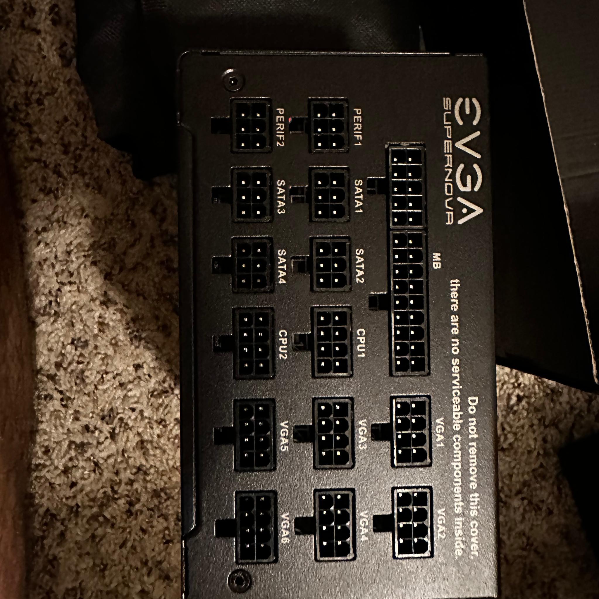 EVGa 1300w Supernova GT, Includes all cables and 12vhpwr
