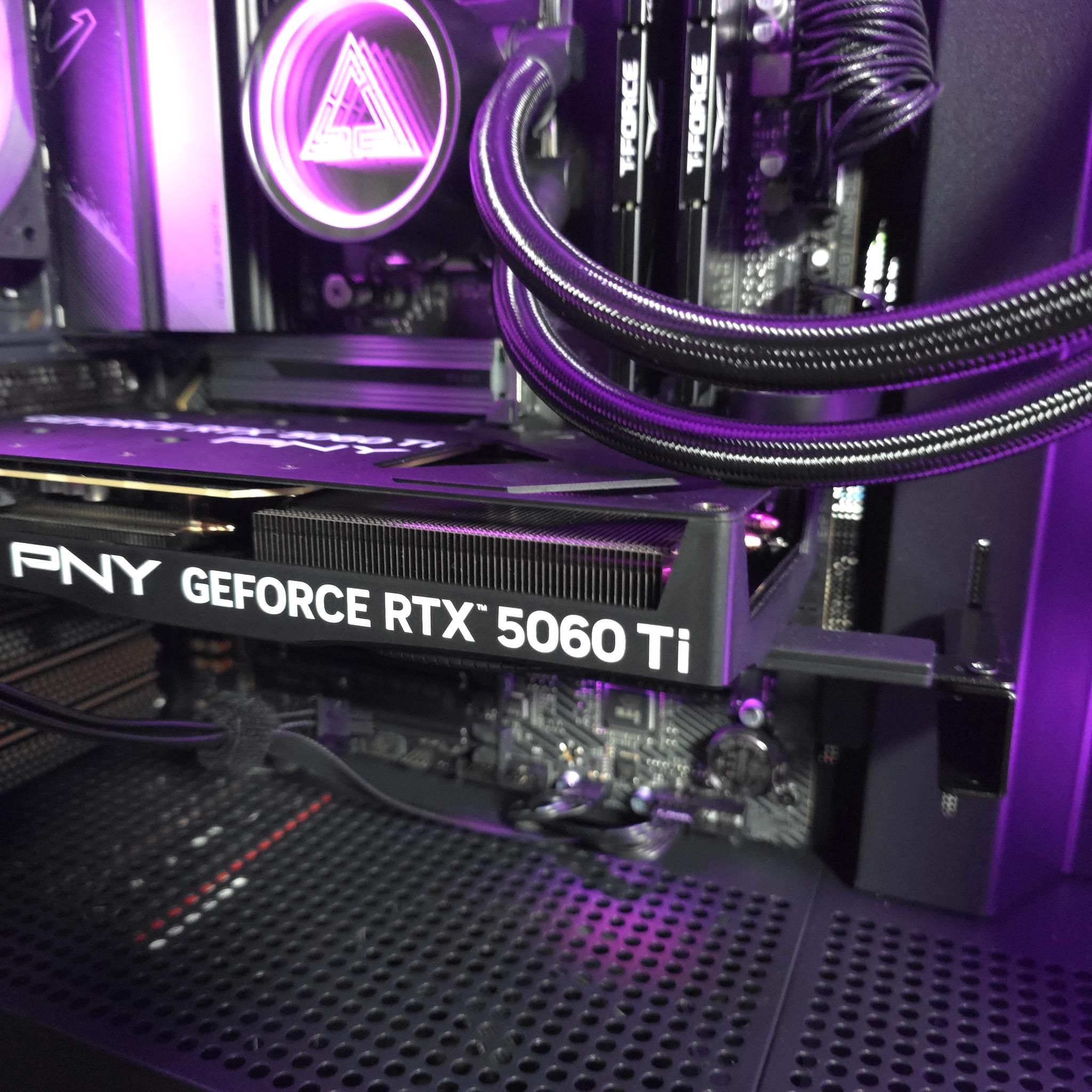 🟣 RTX 5060 Ti 16GB Gaming PC 🔥 | Ryzen 5 7600X | 16GB DDR5 | 1TB NVMe | 1440p Beast