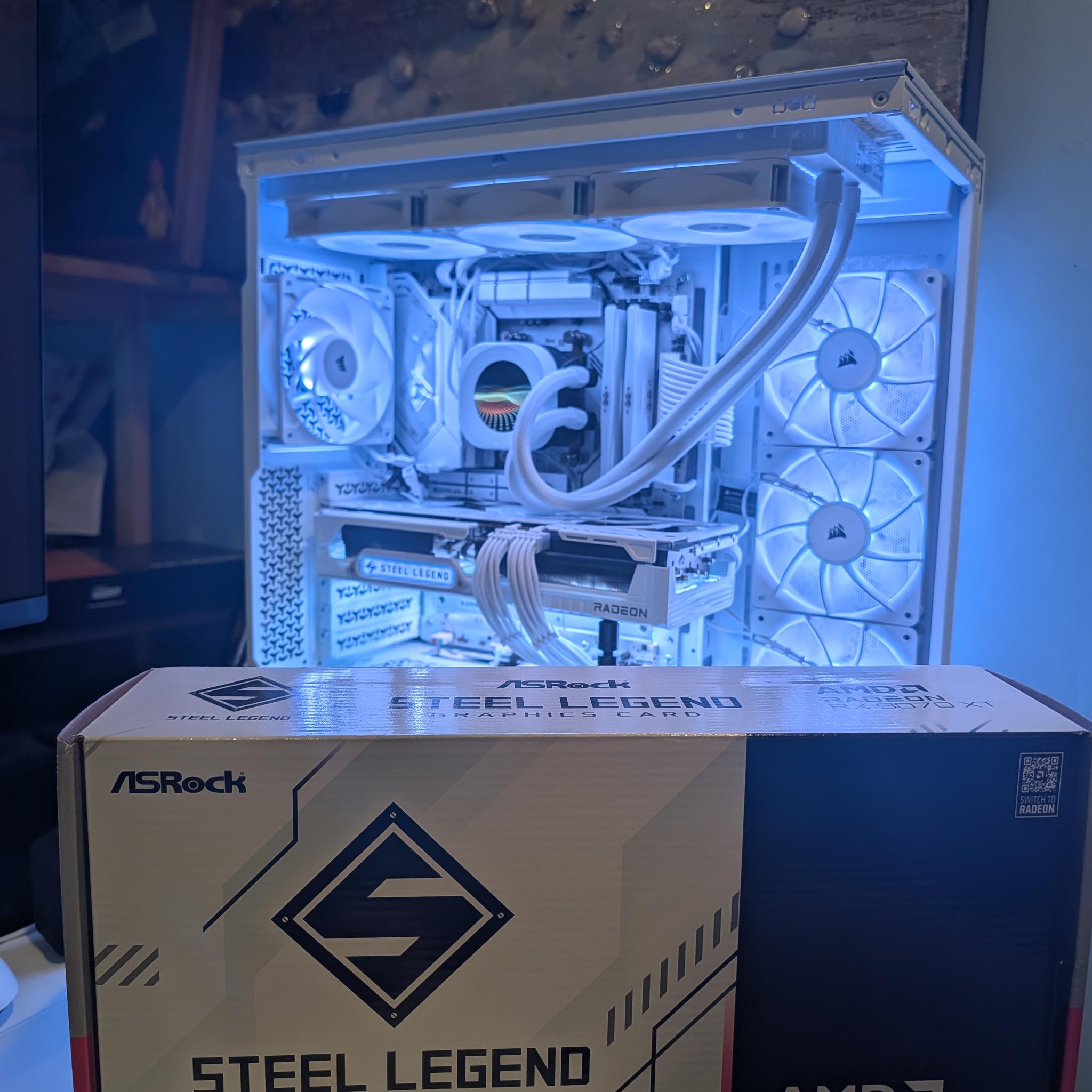 ASRock Steel Legend RX 9070 XT – Like New, Original Box