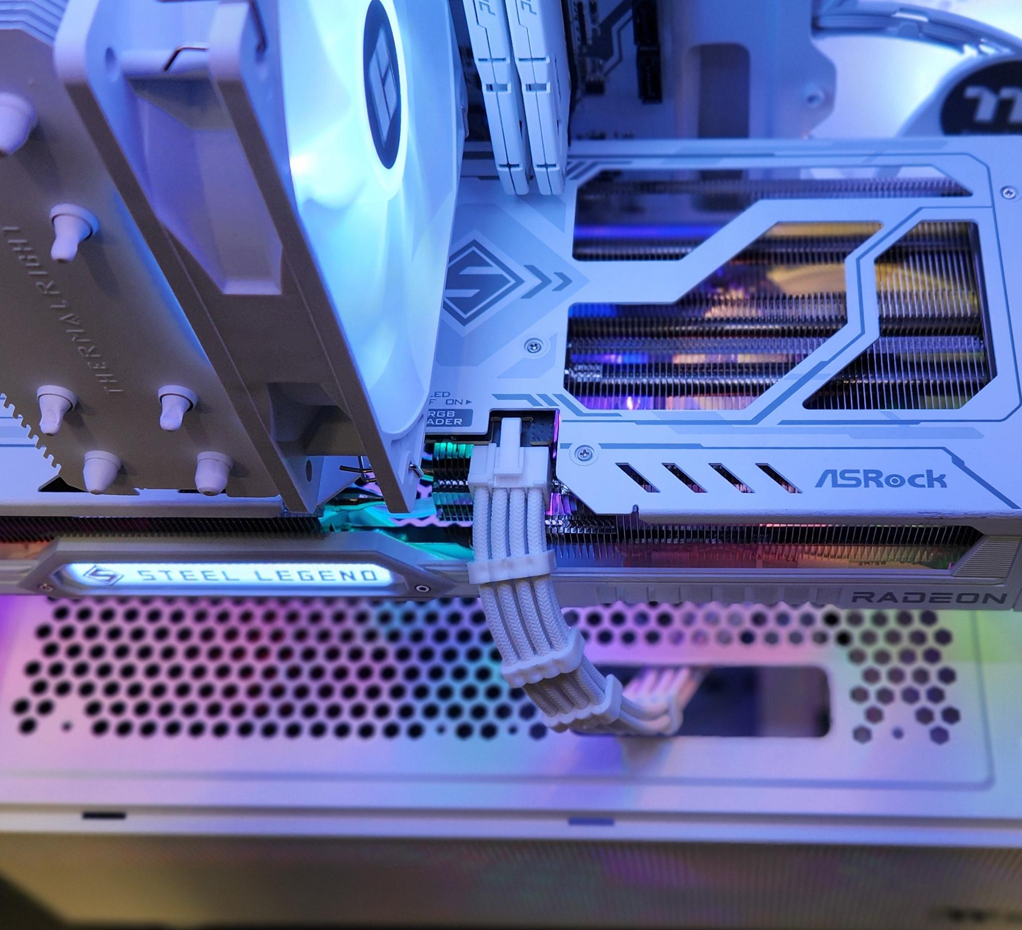 RX 9060 XT 16GB | All White Custom Gaming PC | Ryzen 5 5500X3D | 32GB DDR4 | 1TB SSD | Win 11 Pro
