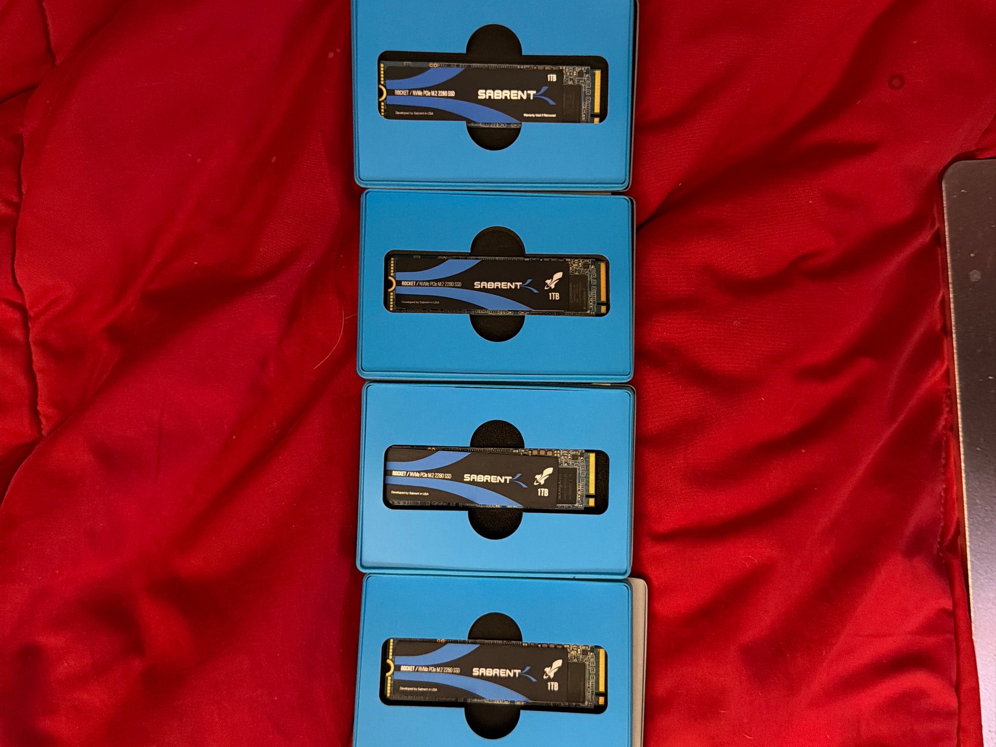 5x Sabrent Rocket 1TB SSD Refurbished