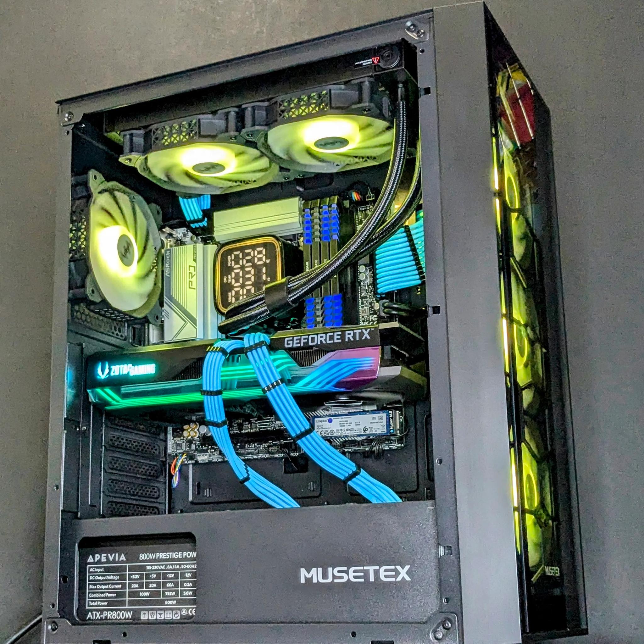 1440p Beast💙🔥RTX 3070💙I5-12600@4.9GHz🔵32GB Vengeance RAM🔵1TB NVMe/PCIE Gen 4.0🔵Windows 11 Pro