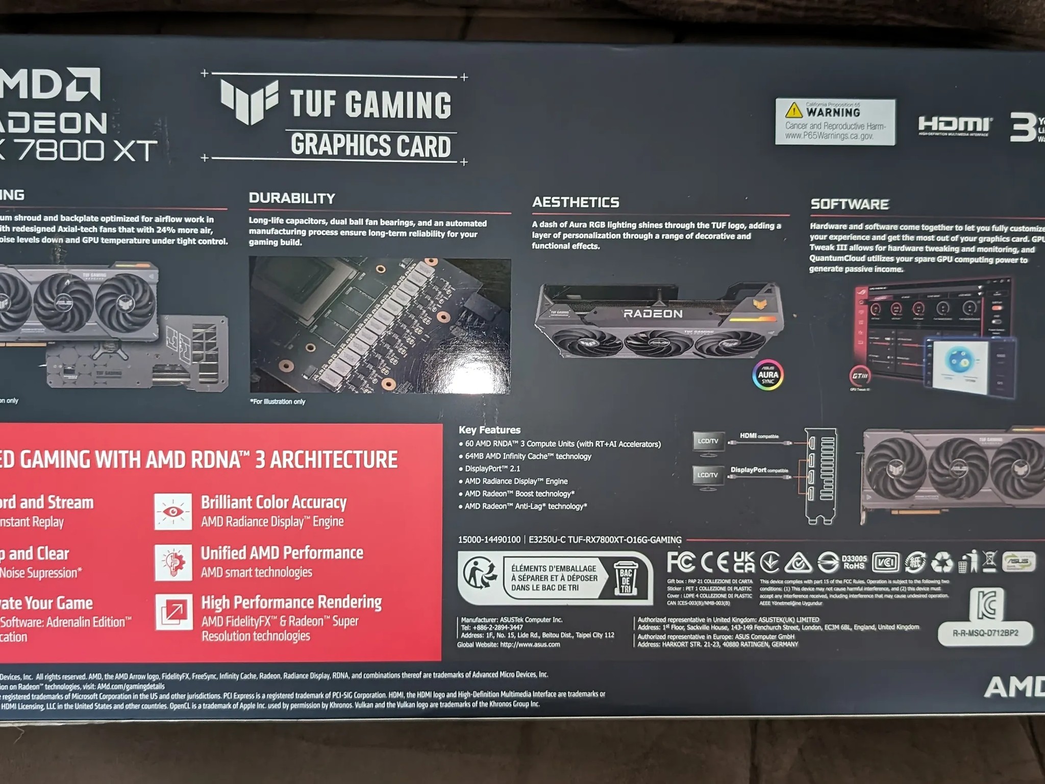 **5 days left until I return to Amazon** Asus TUF 7800 XT
