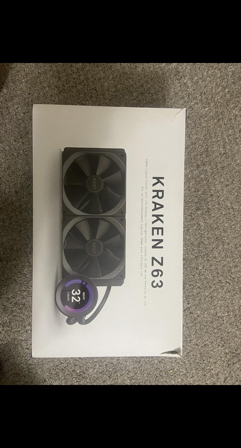 NZXT KRAKEN Z63 AIO cooler with LCD DISPLAY