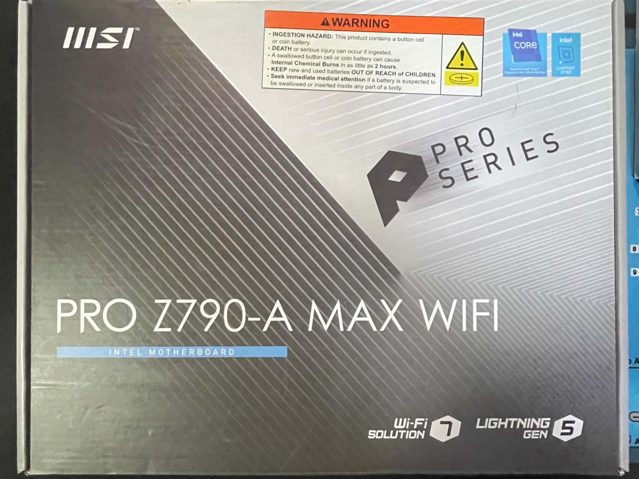 MSI Pro z790-a max wifi
