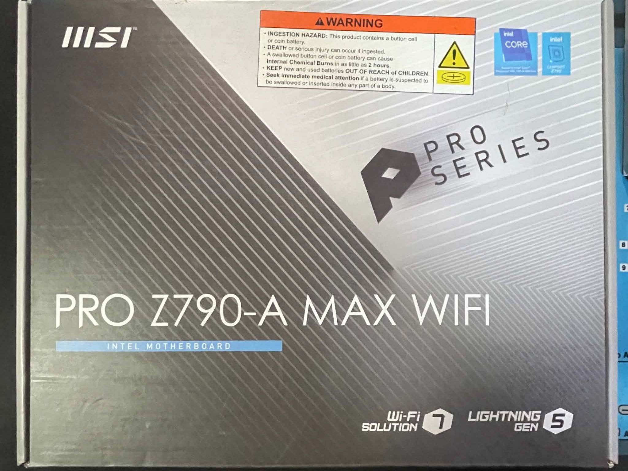 MSI Pro z790-a max wifi