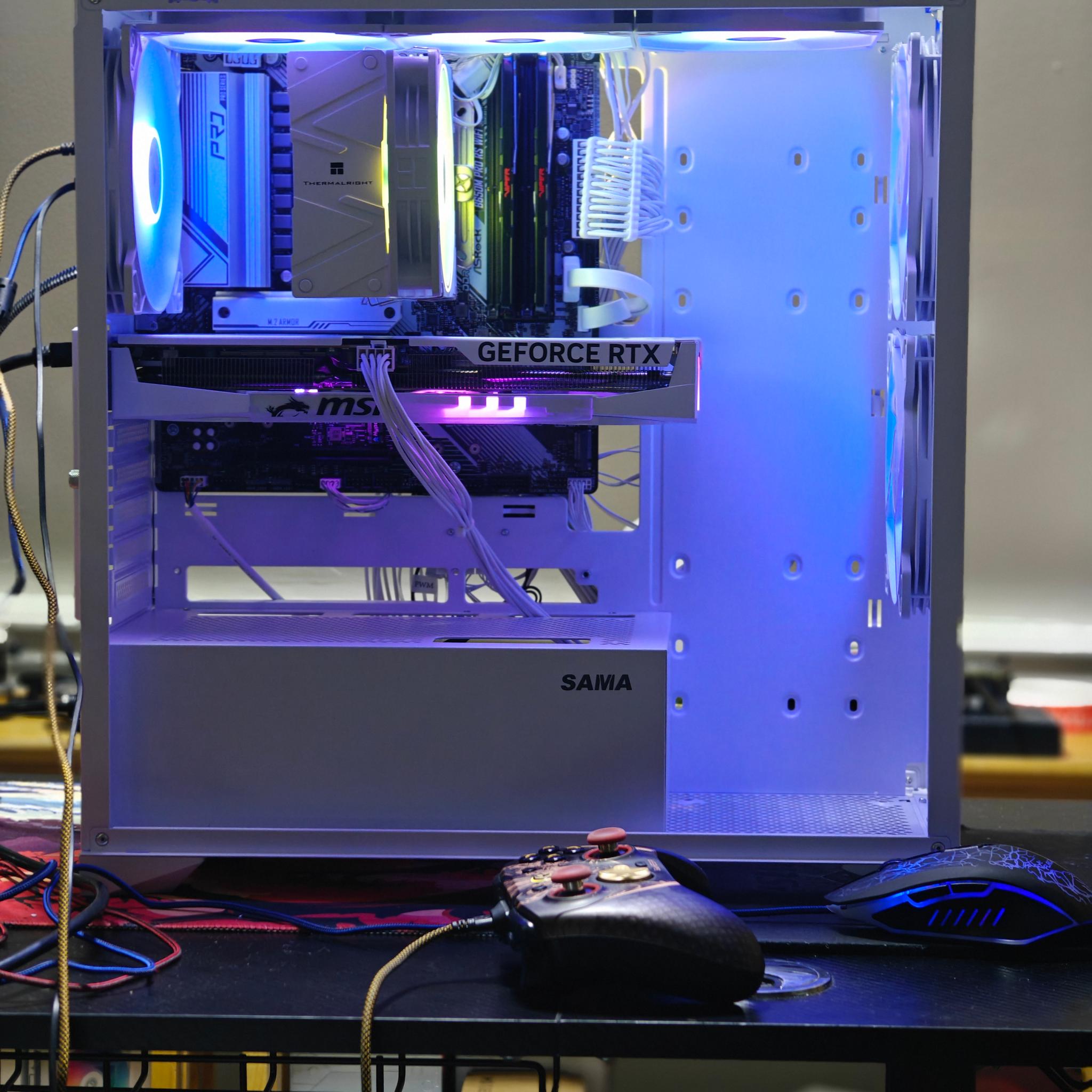 1440P GAMING PC|AMD RYZEN 5 7500F|MSI NVIDIA RTX 5060|32GB DDR5 6000|1TB NVME SSD|WINDOWS 11 PRO