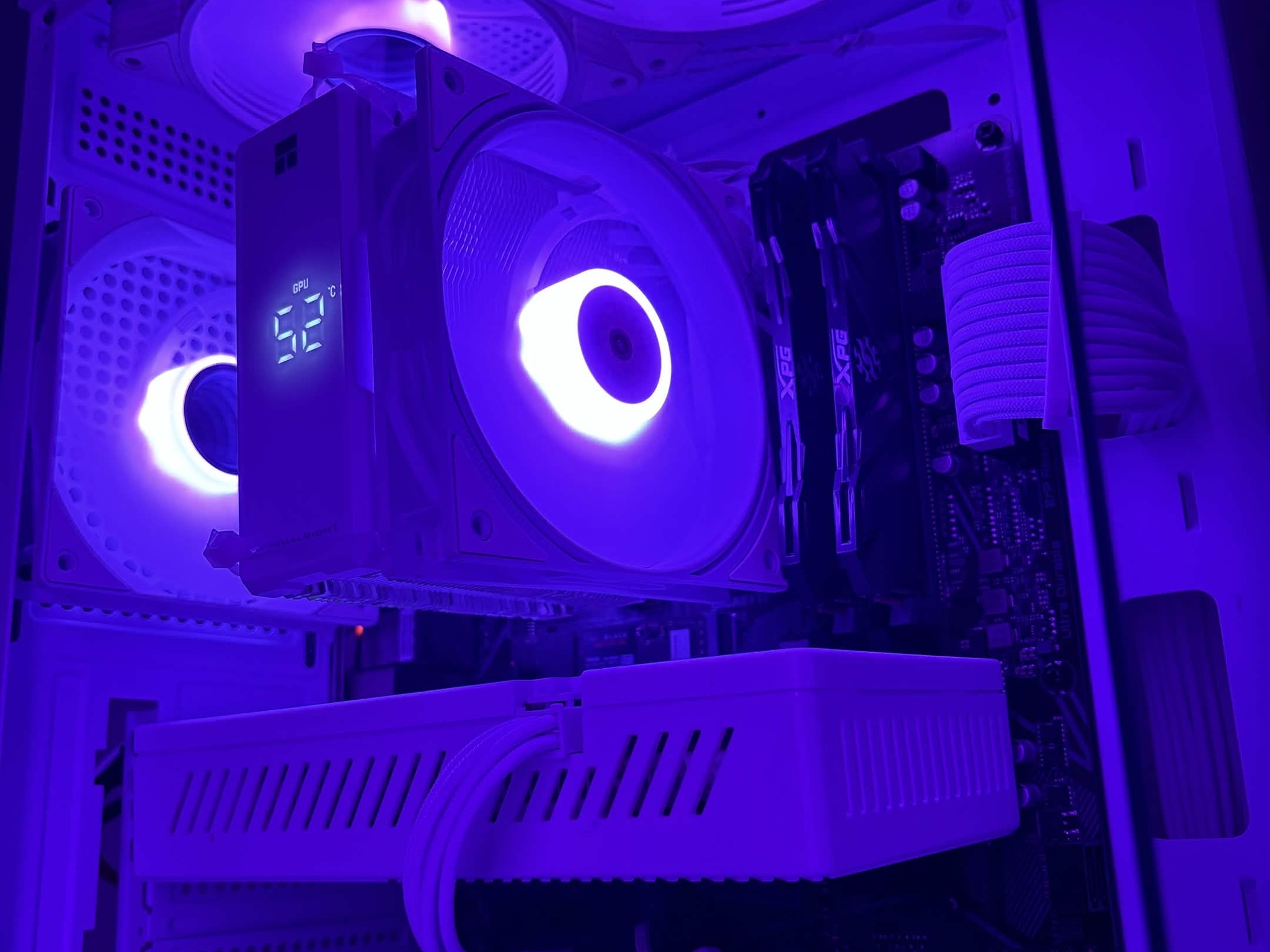 White Gaming PC Build