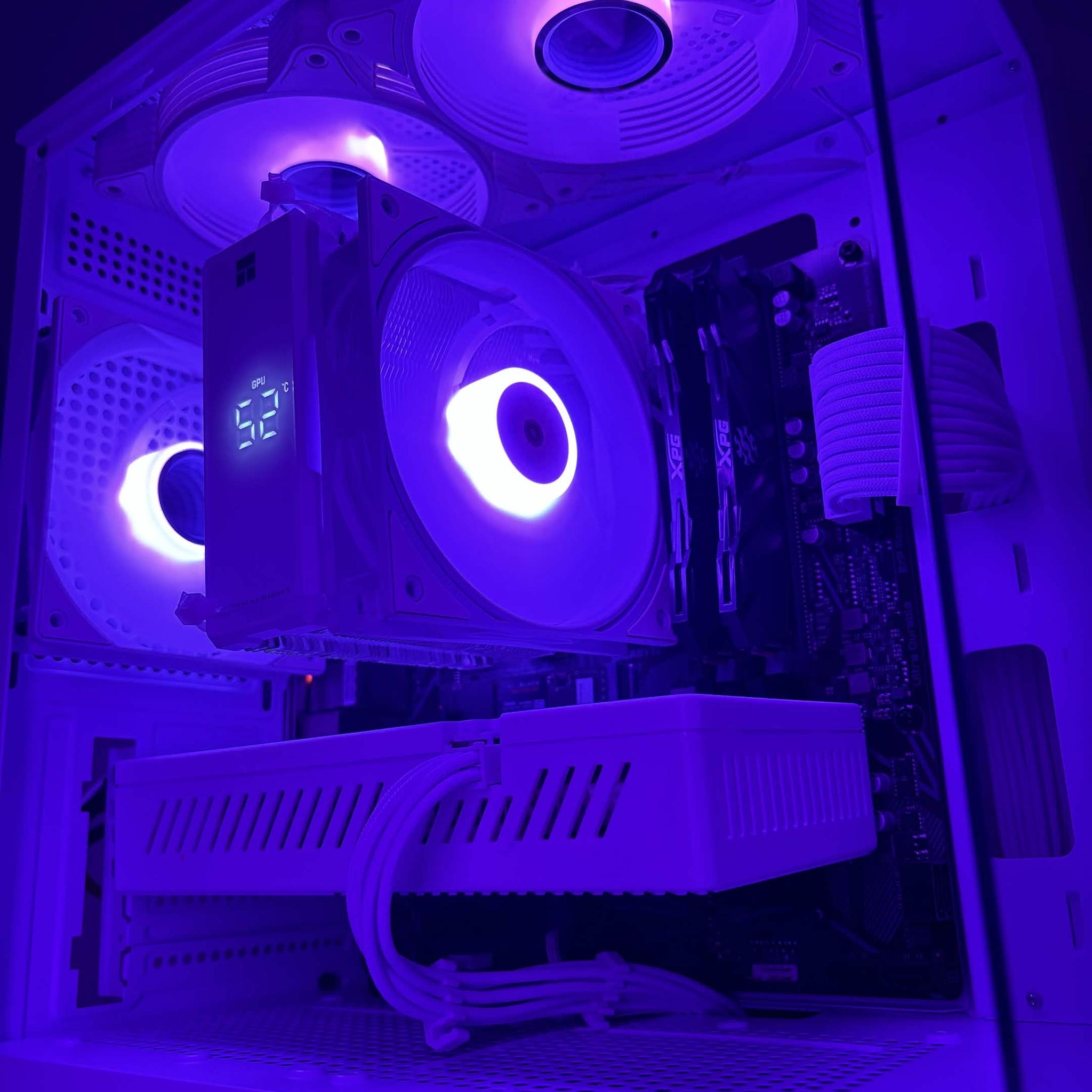 White Gaming PC Build