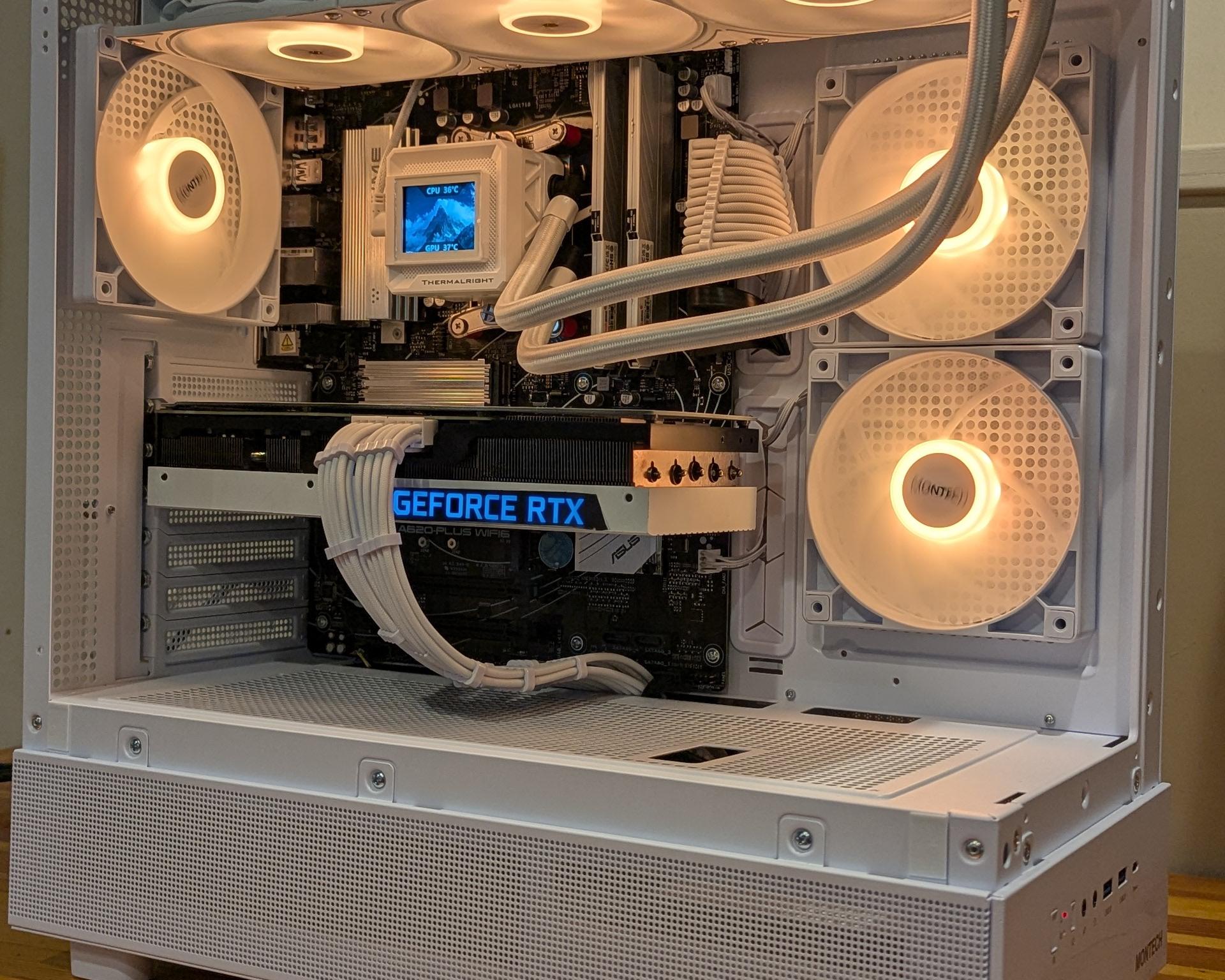 Ryzen 5 7600 || RTX 3070 Ti || 1440P White Gaming PC