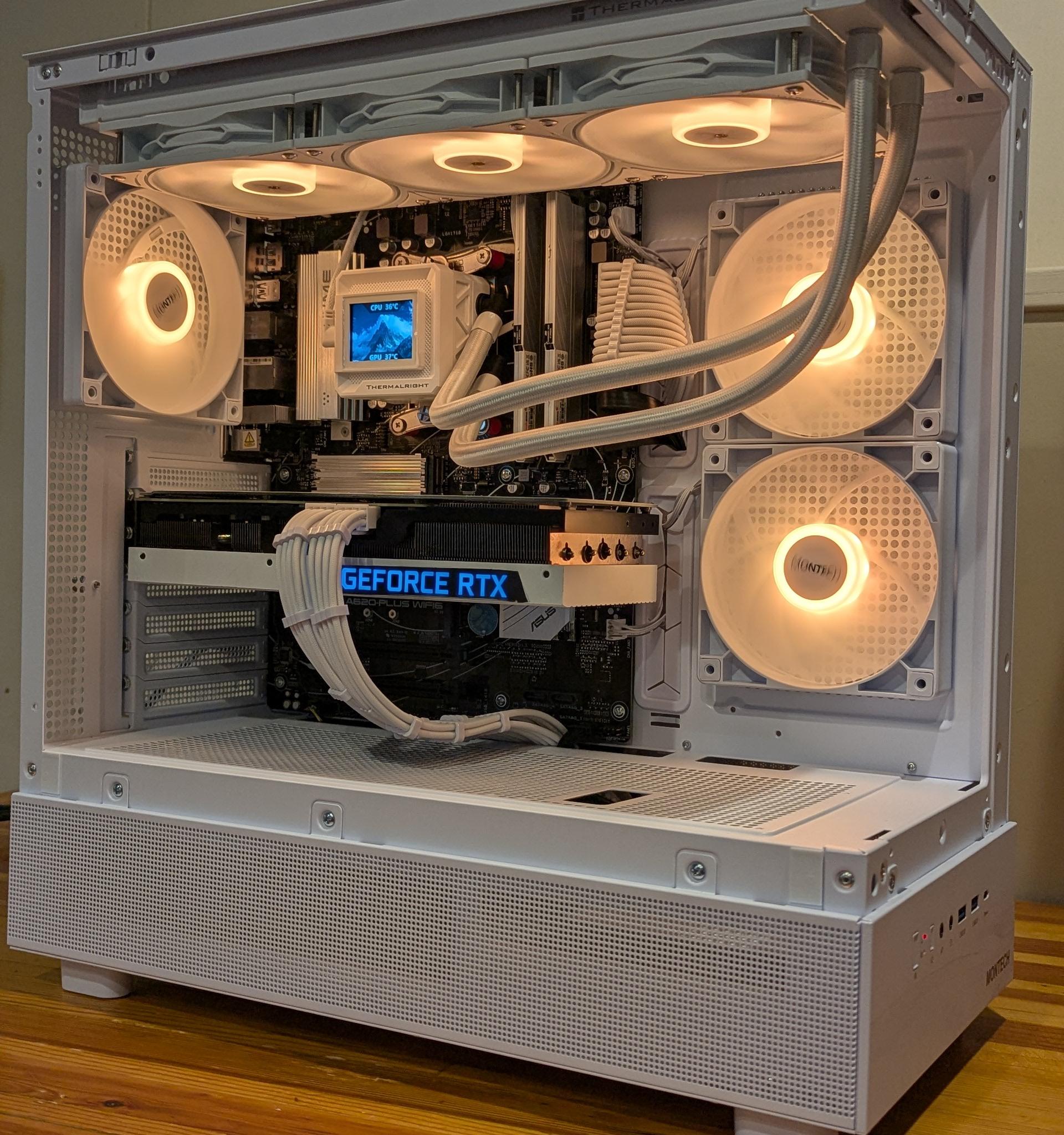Ryzen 5 7600 || RTX 3070 Ti || 1440P White Gaming PC