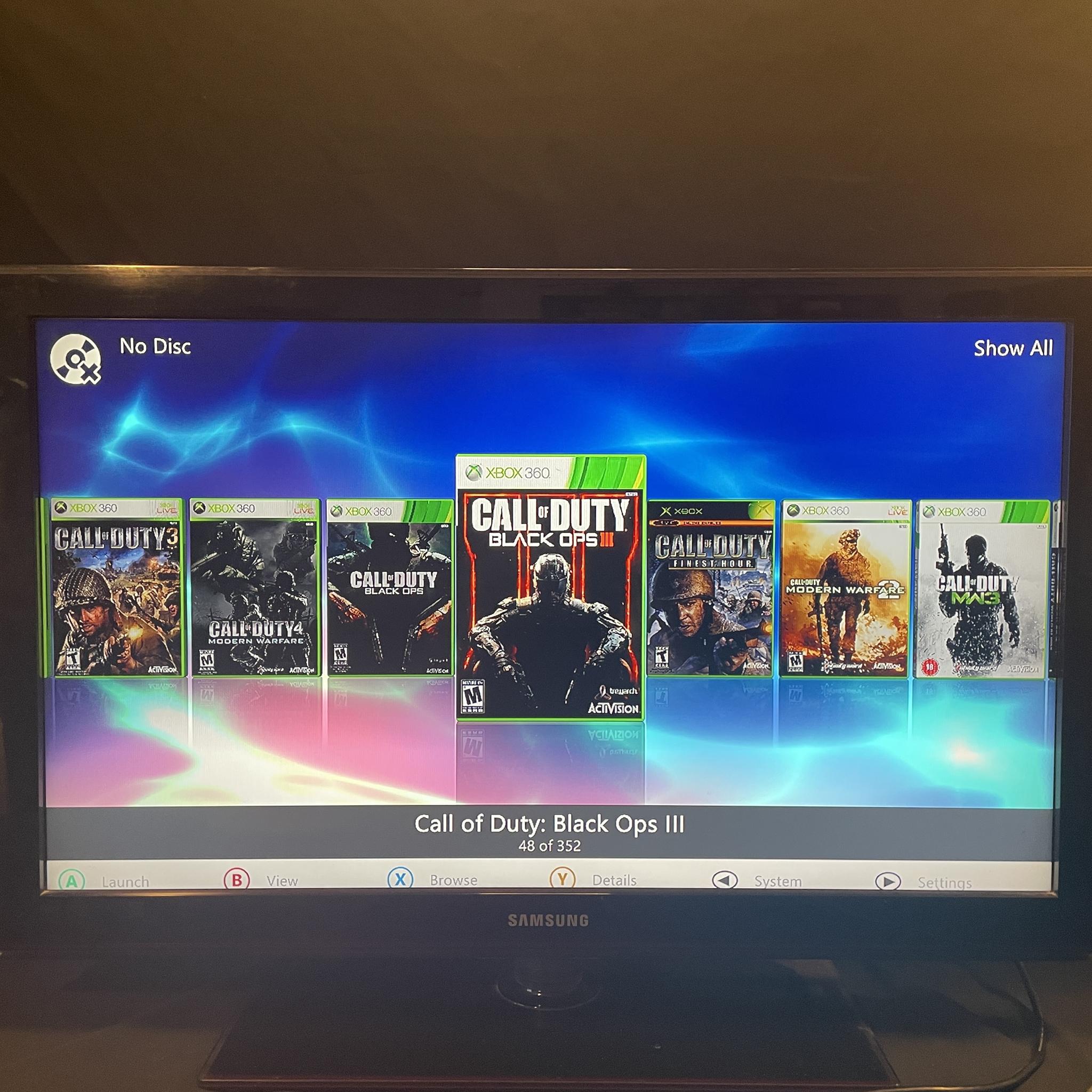 Xbox 360 E 500gb Internal Drive + 1TB External Drive With Accessories
