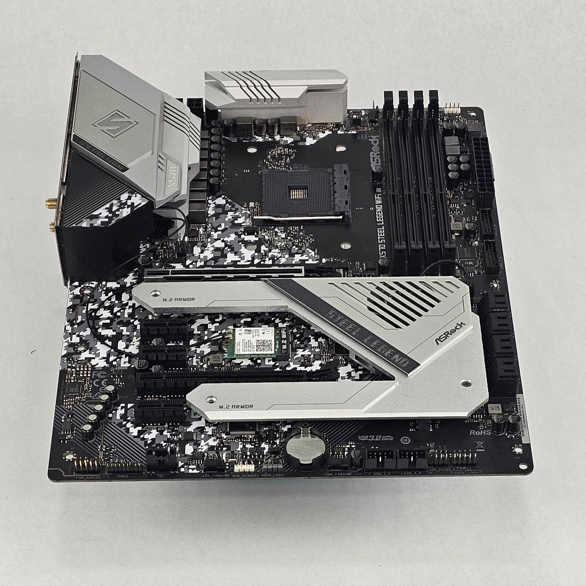 ASRock X570 Steel Legend WiFi ax AMD AM4 DDR4 ATX Motherboard